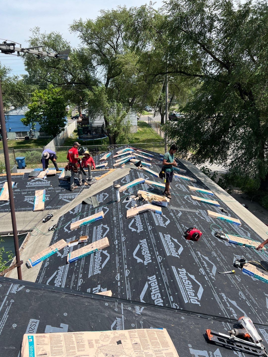Roof replacement by hail and wind damage  by Just Brilliant Restoration JBR