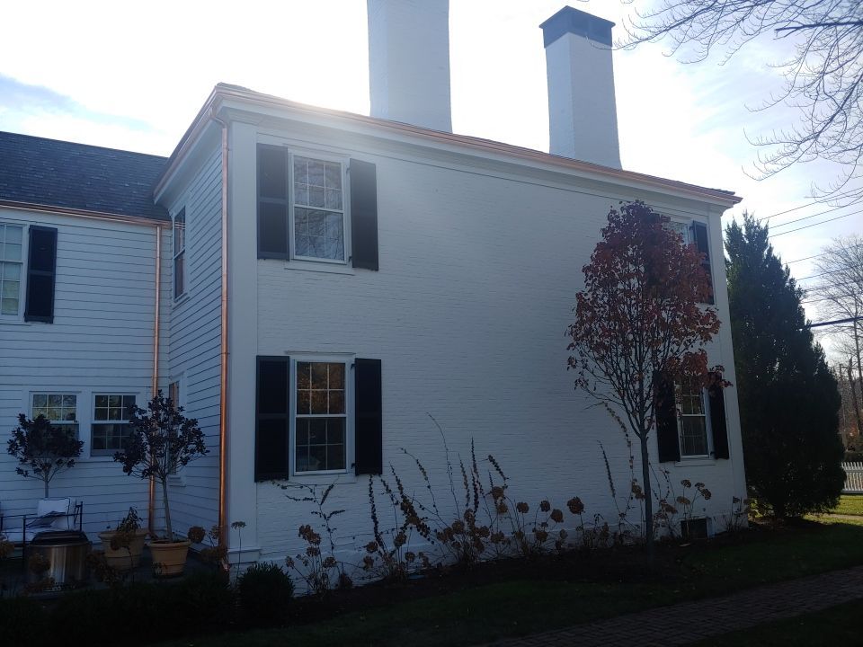 Hingham, MA Gutter Installation using 5" K-Style Copper Gutter by Gutter Pro Enterprises