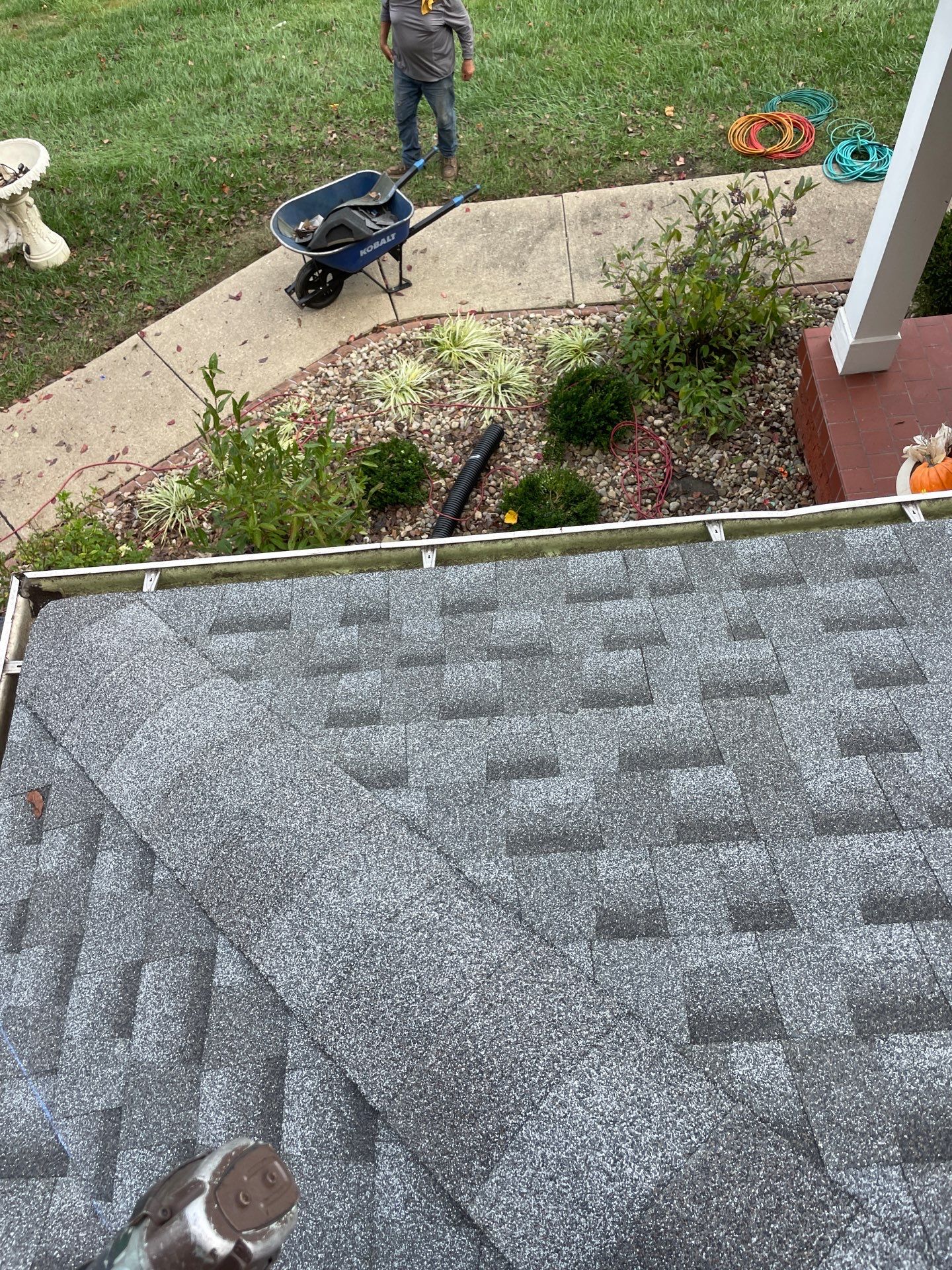 Residential Roofing Installation using GAF Timberline HDZ Pewter Gray by Rainstoppers Roofing