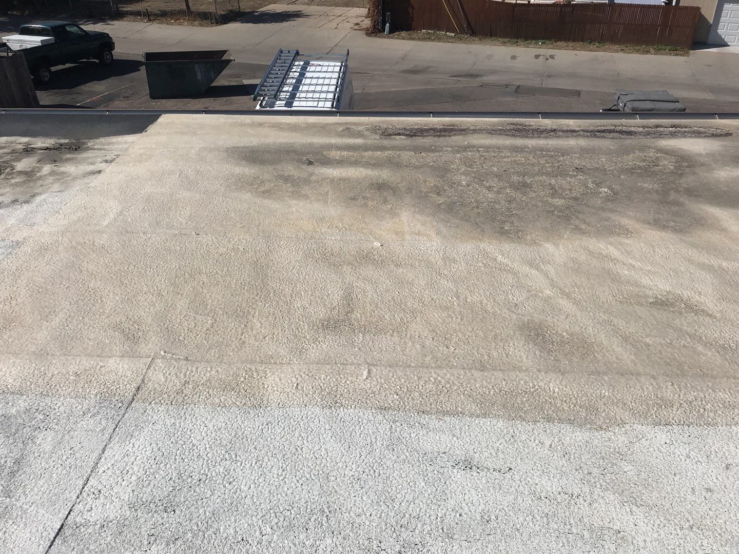 Commercial Roofing Installation using Gaco Silicone Coating  by A to Z Roofing