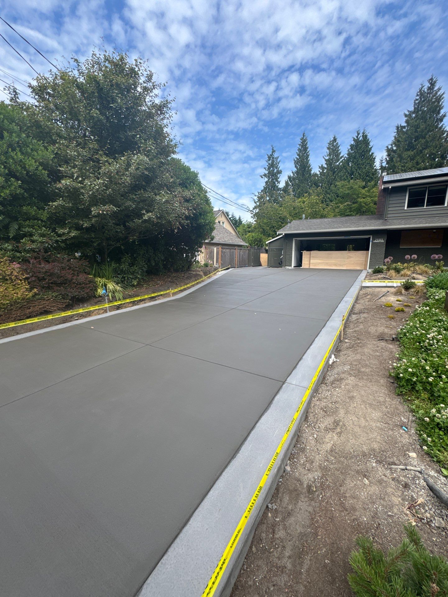 Concrete Driveway Makeover | Edmonds  by Jireh Asphalt & Concrete Inc 