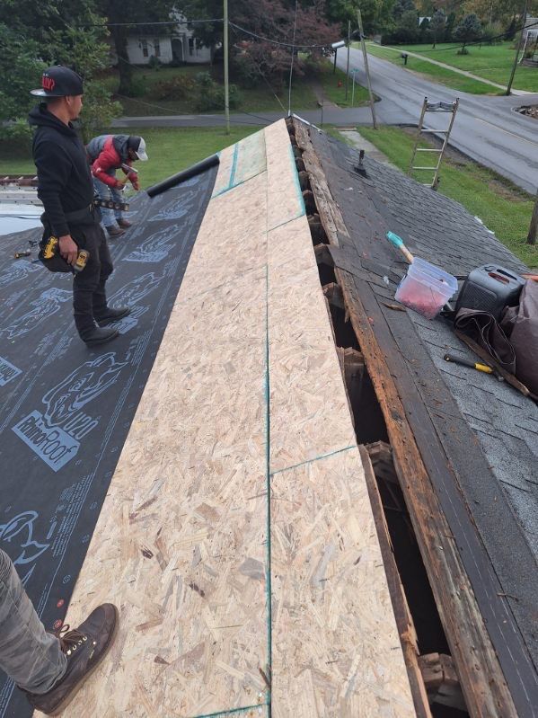 Residential Roofing Installation using Titan Thunderstorm Gray by Storm Contracting 