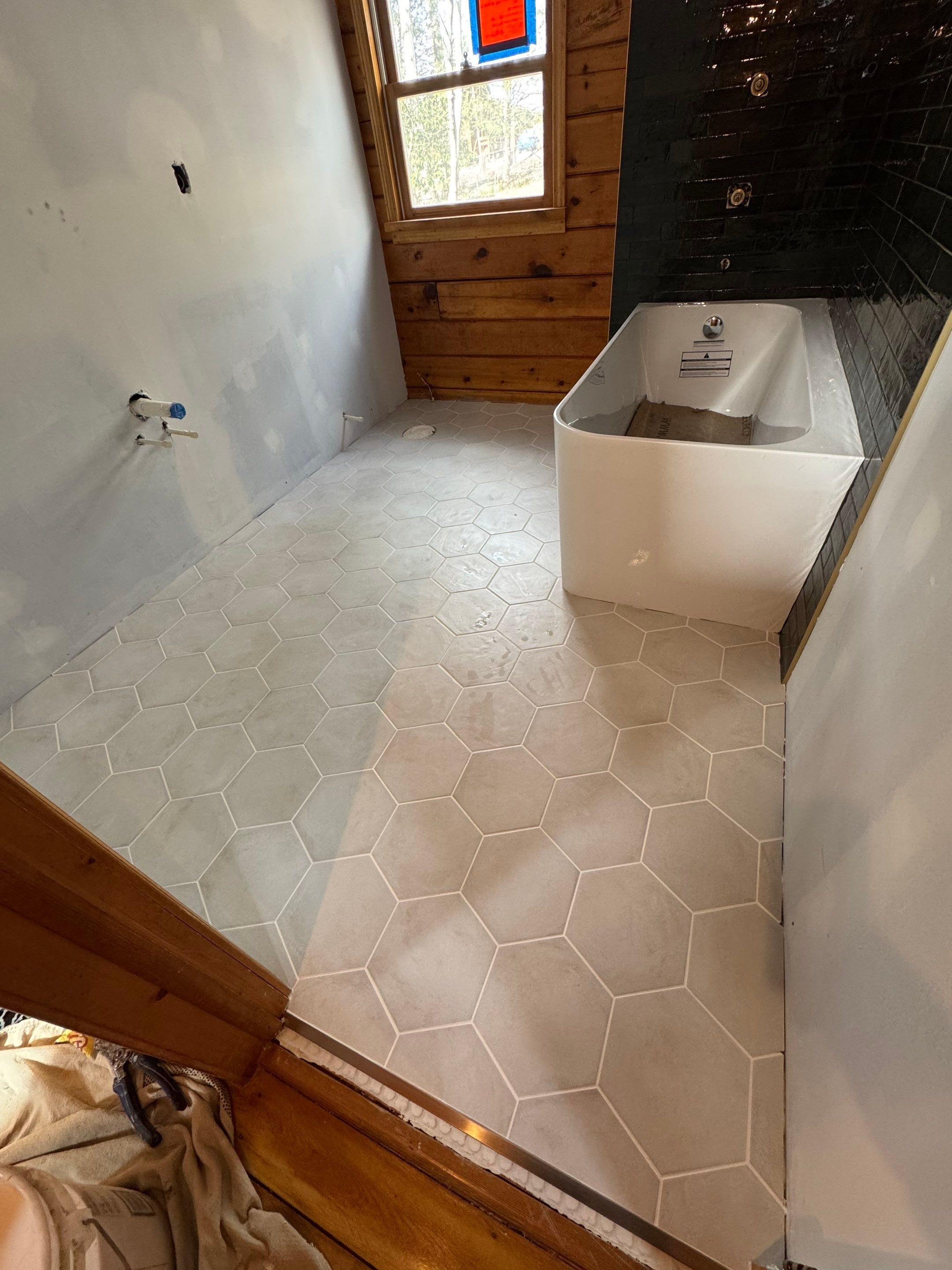 Brandt Double Bathroom Remodel by Integrity Tile and Home LLC