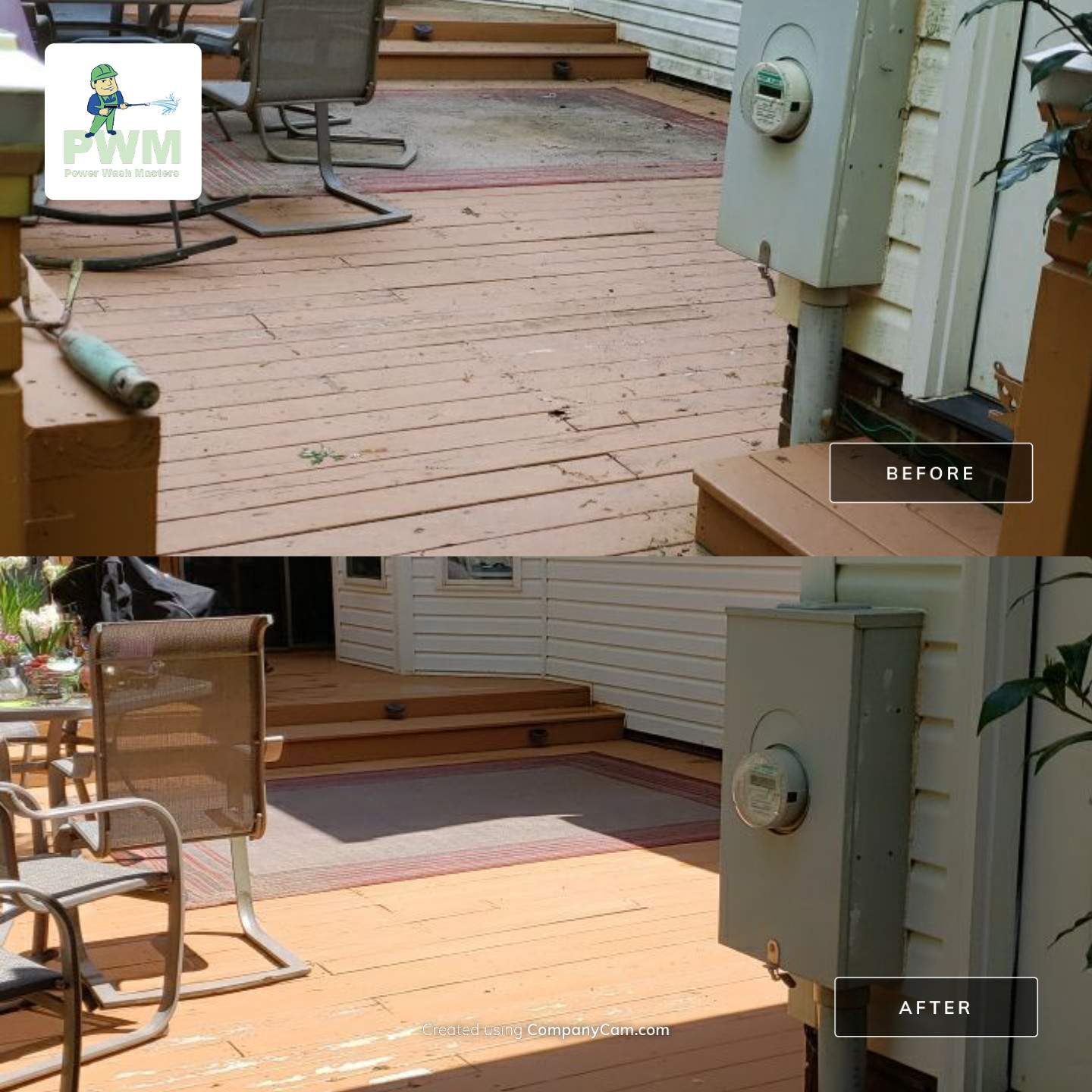 House Wash using cleaner by Power Wash Masters LLC