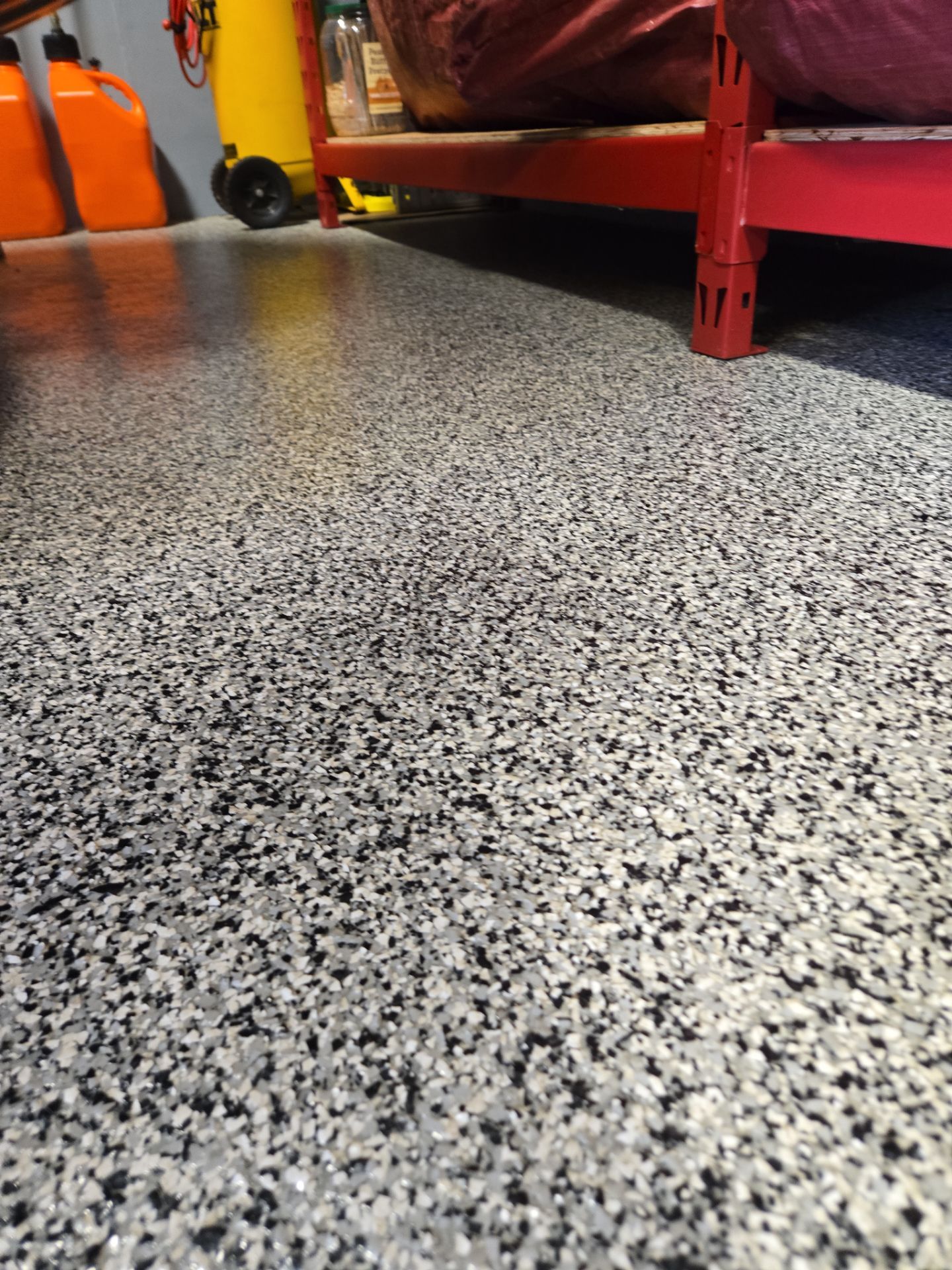 Garage using Domino by Elite Floor Solutions
