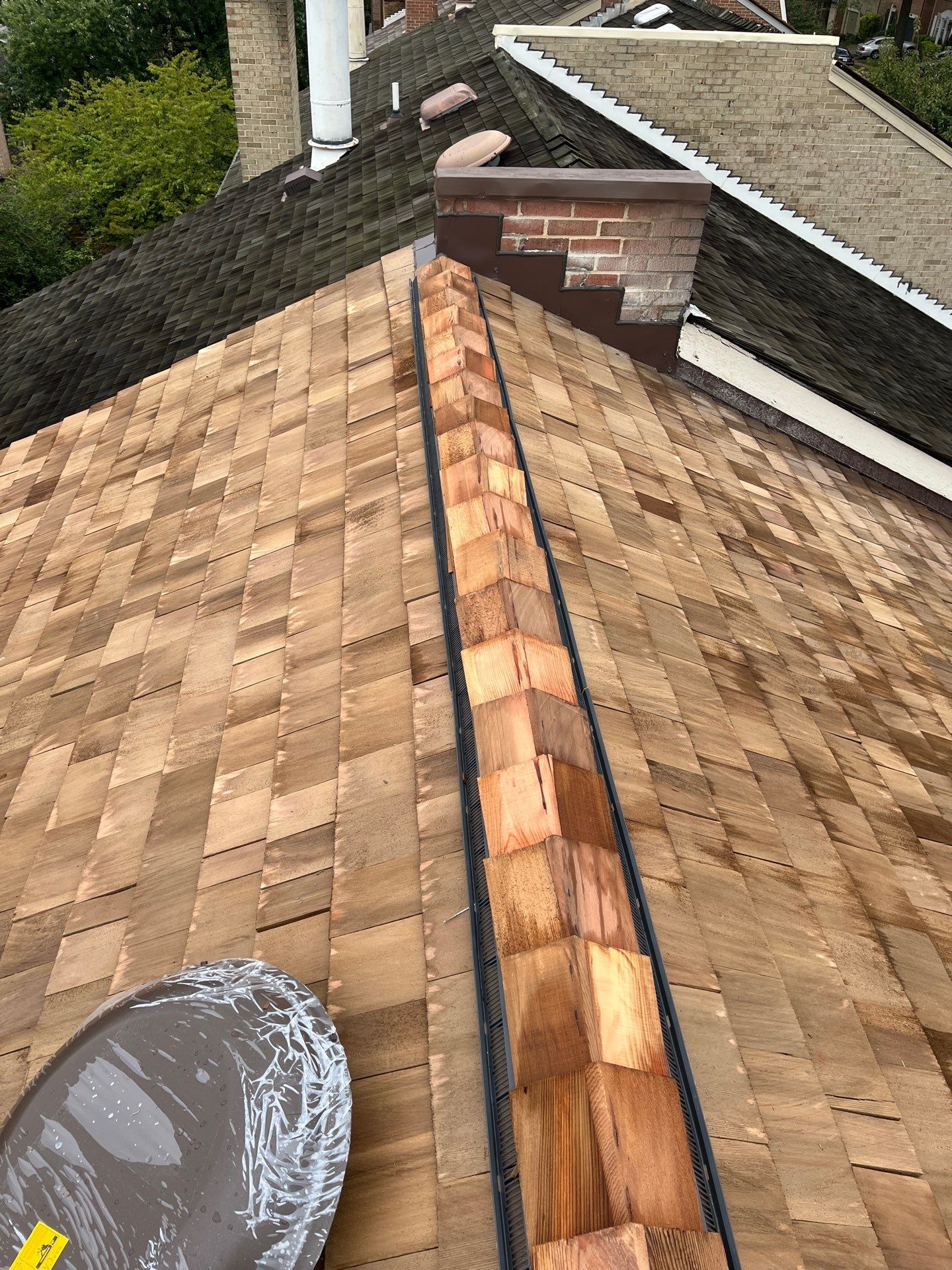 Arlington: Residential Roof Replacement with Perfection CCA-Treated Cedar Shakes by RM Banning, Inc.