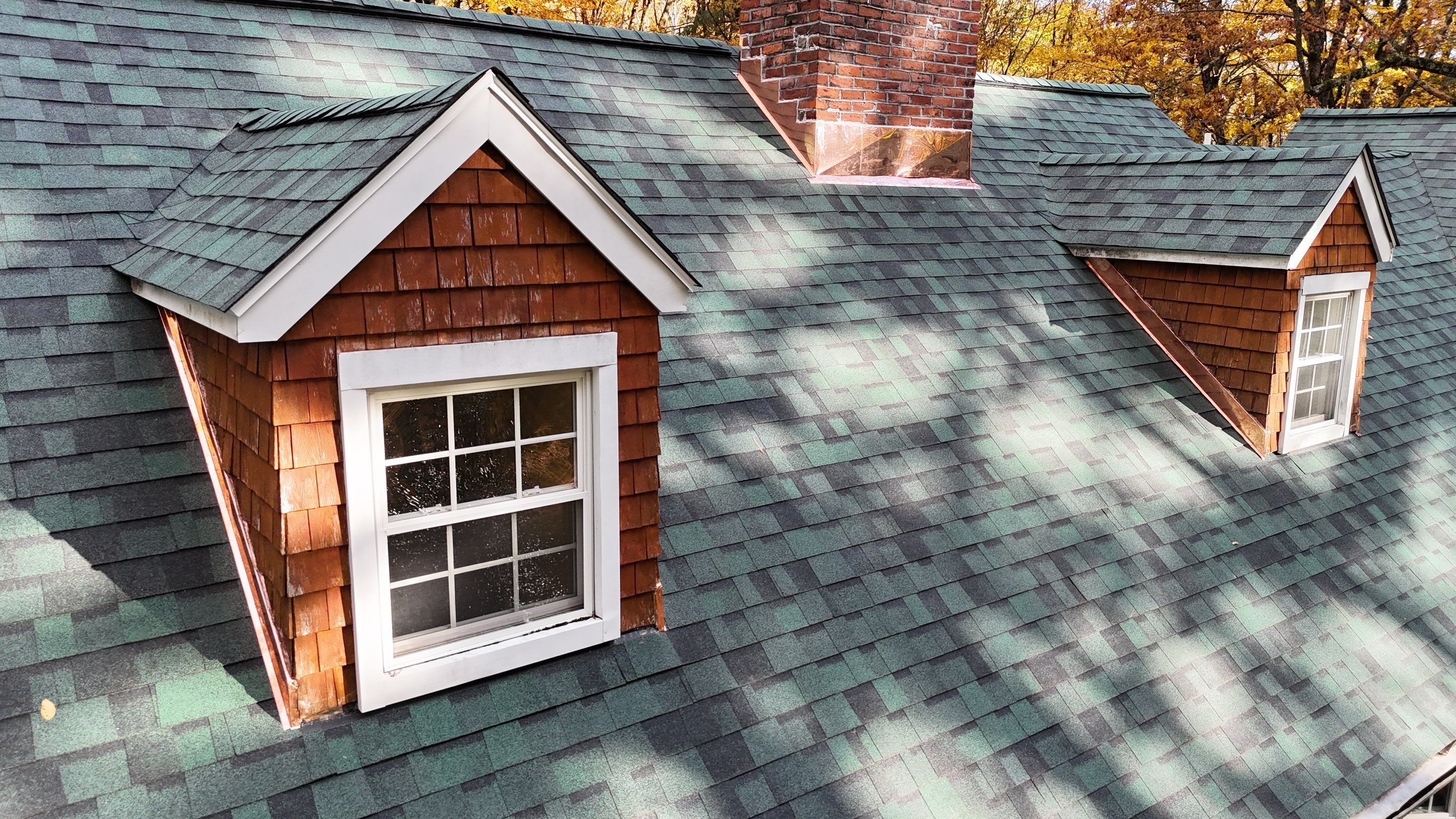 Owens Corning Duration : Chateau Green with Copper Accents in Avon, CT by Golden Shield Roofing