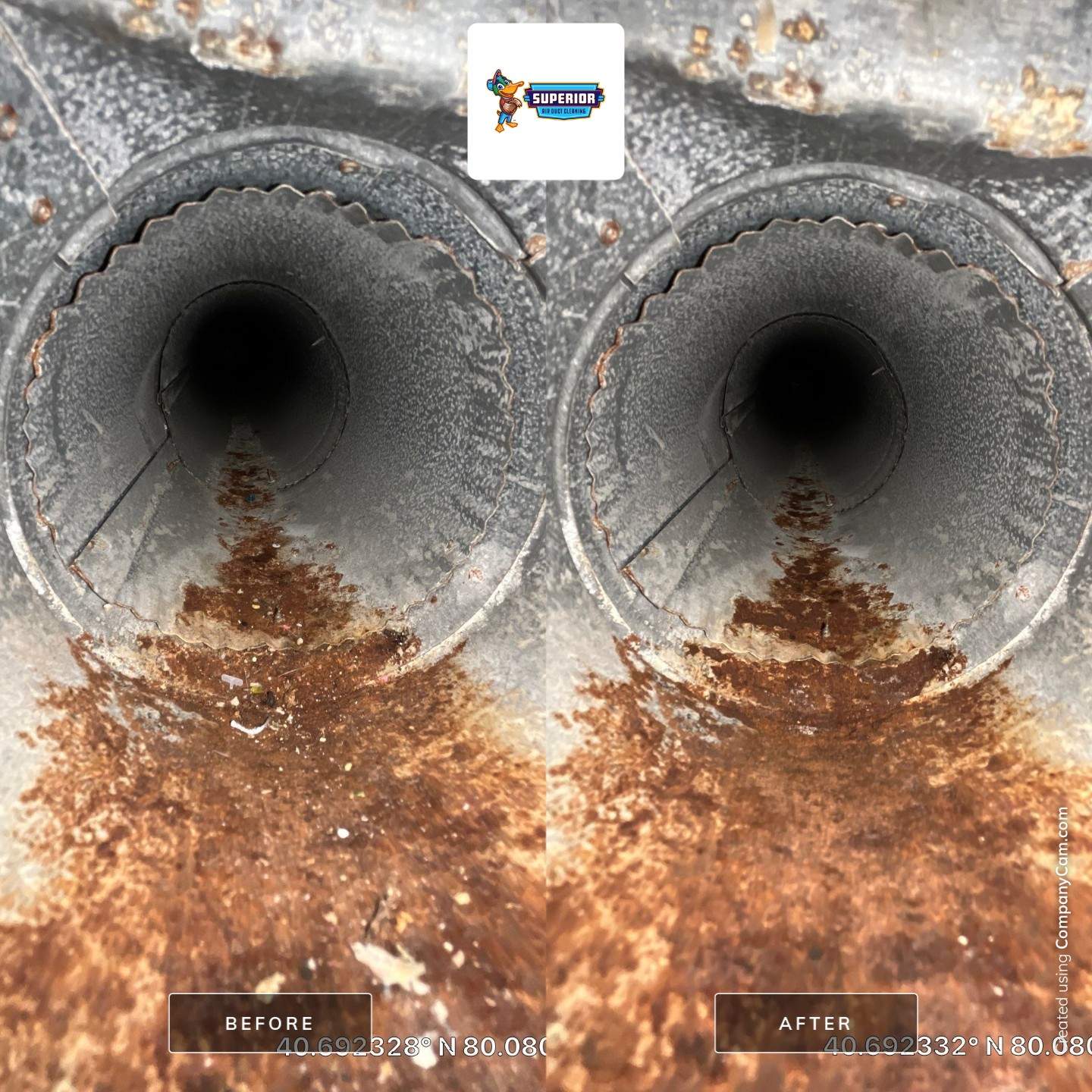 Air Duct Cleaning With a Vacuum Truck in Cranberry Twp, PA by Superior Air Duct Cleaning