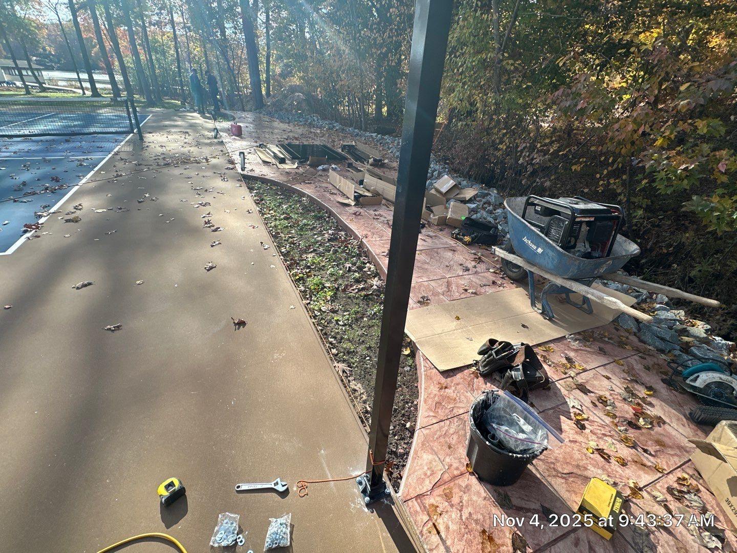 Pickle Ball Court in Mineral by City Light Construction LLC
