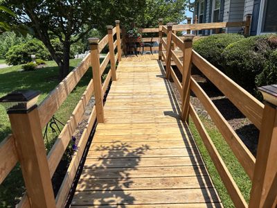 Wood Deck using Wood Sealant
