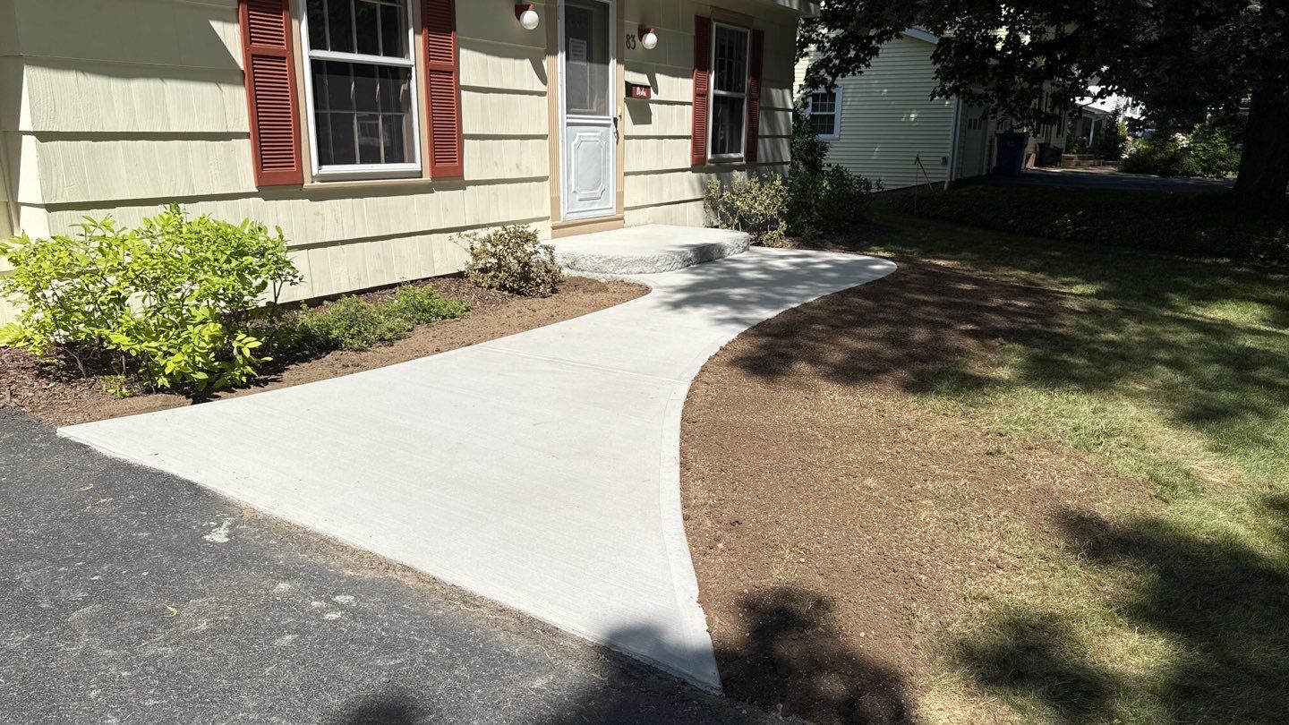 Broom Finish Walkway  by NG Masonry & Construction LLC