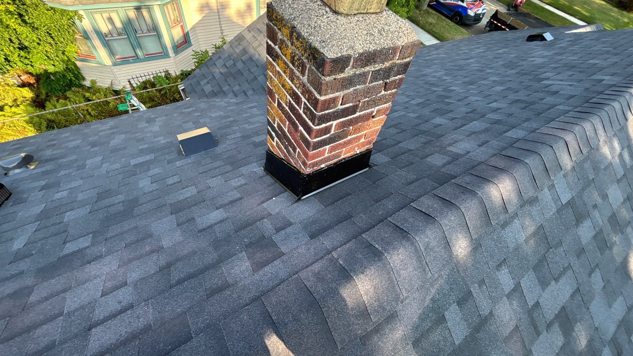 Roof Replacement using Owens Corning Onyx Black by 180 Contractors