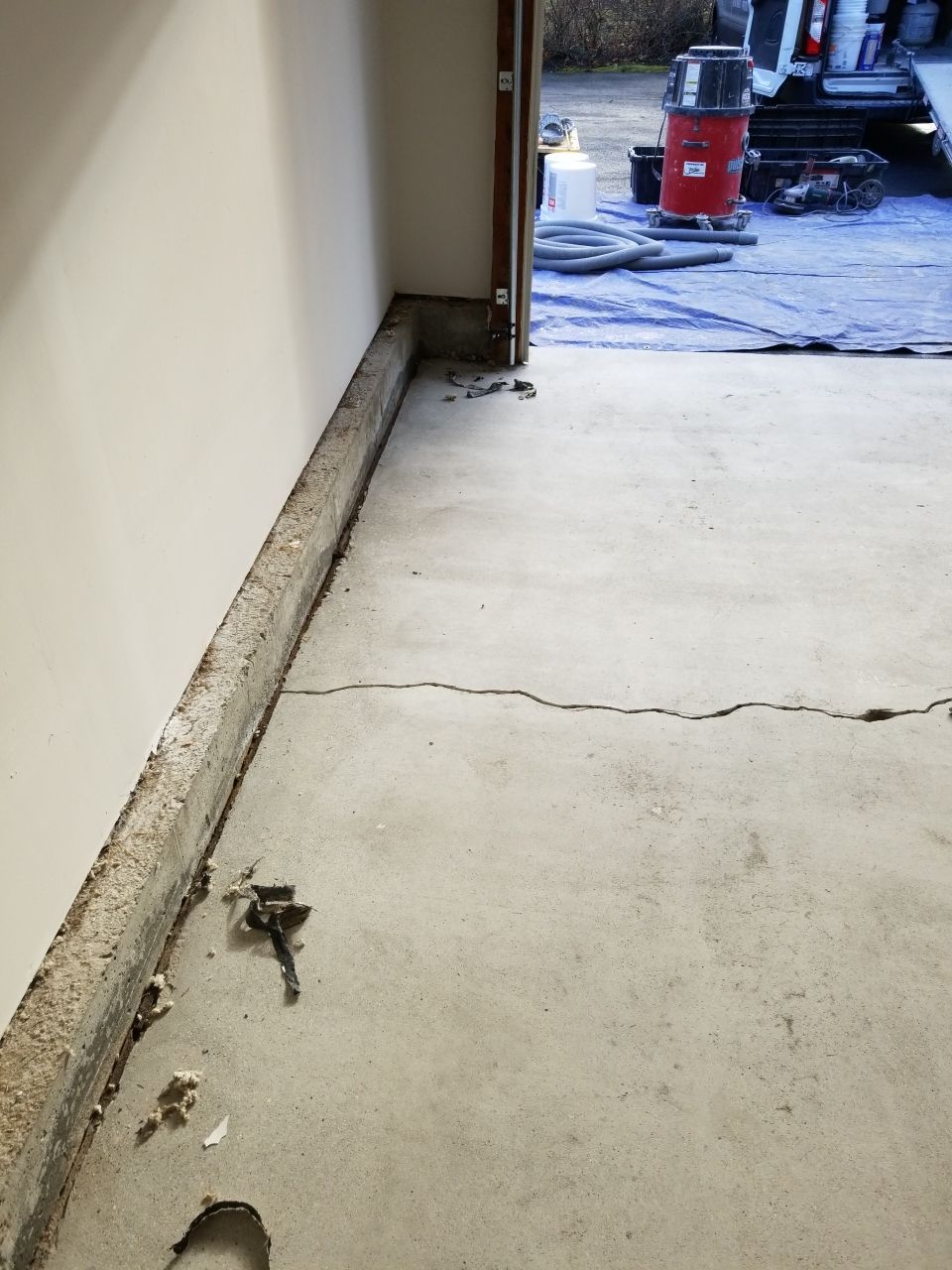 Garage Floor in Domino by Spectrum Painting, LLC