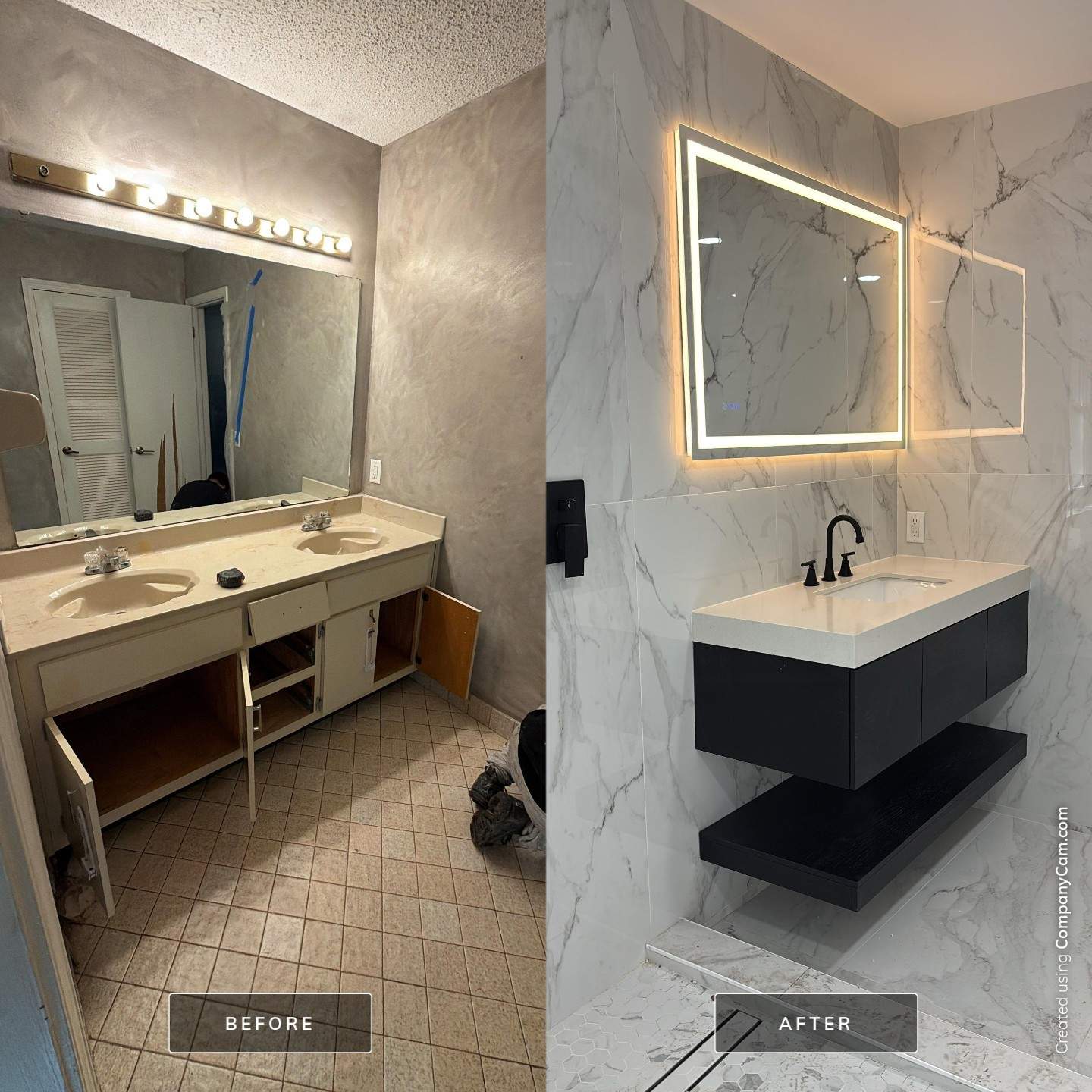Master Bathroom, Children's Bathroom, and Fireplace Renovation by urban green energy llc