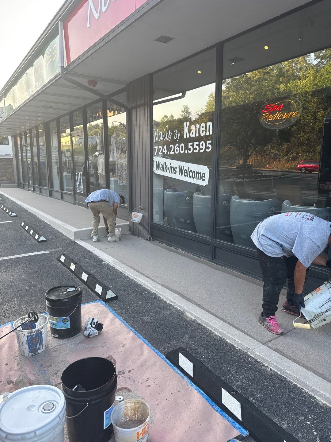 Sidewalk Project in McMurray by Floors in a Day, Inc