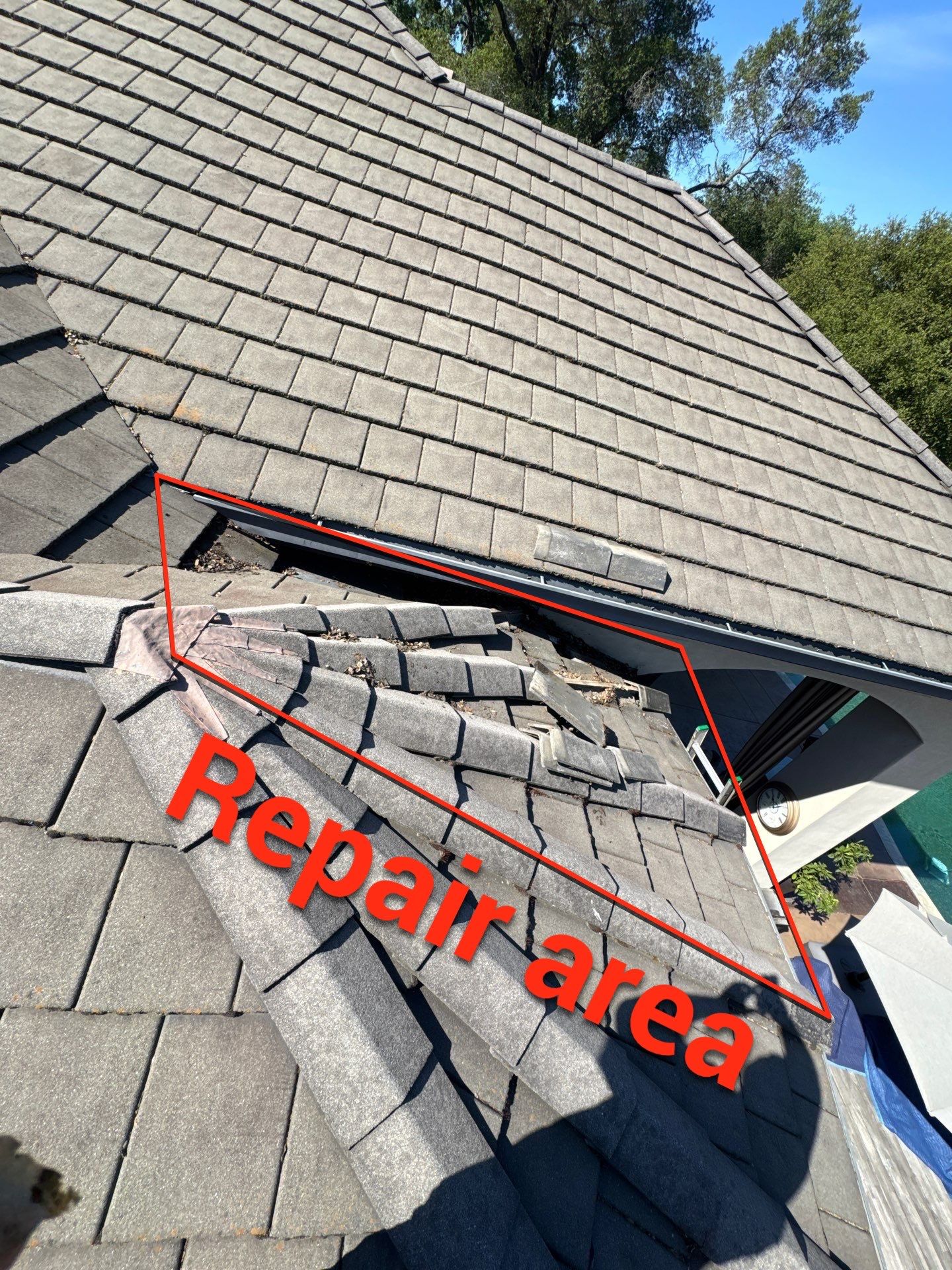 Residential Repair in Loomis by Nextop Roofing