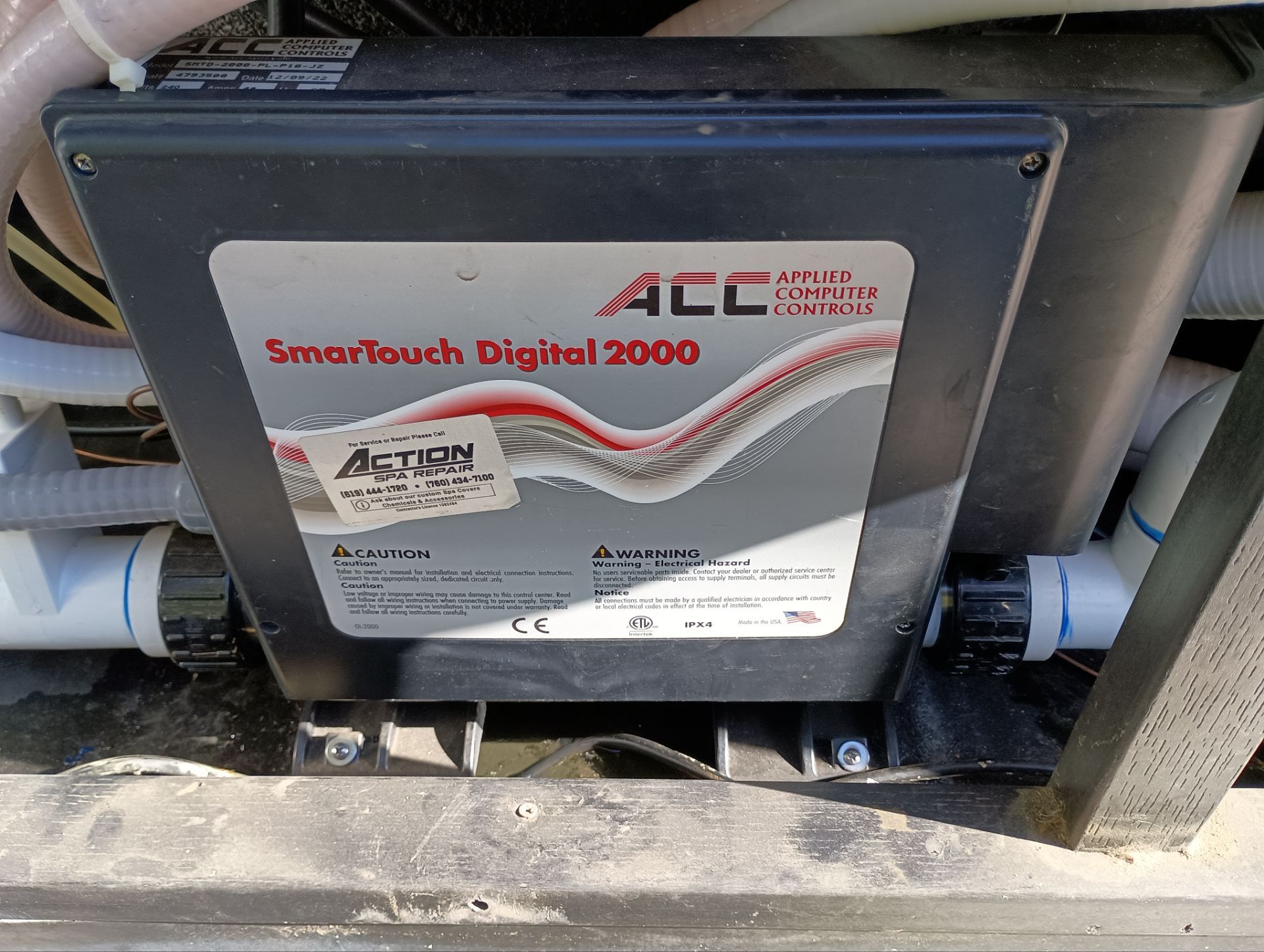 Jazzi Spa Hot Tub Pump and Control System Repair in La Mesa by Action Spa Repair LLC