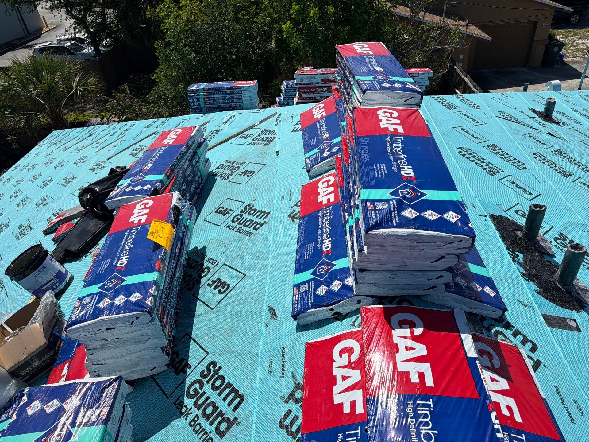 Residential Roofing Installation using GAF by BLUES BROTHERS ROOFING