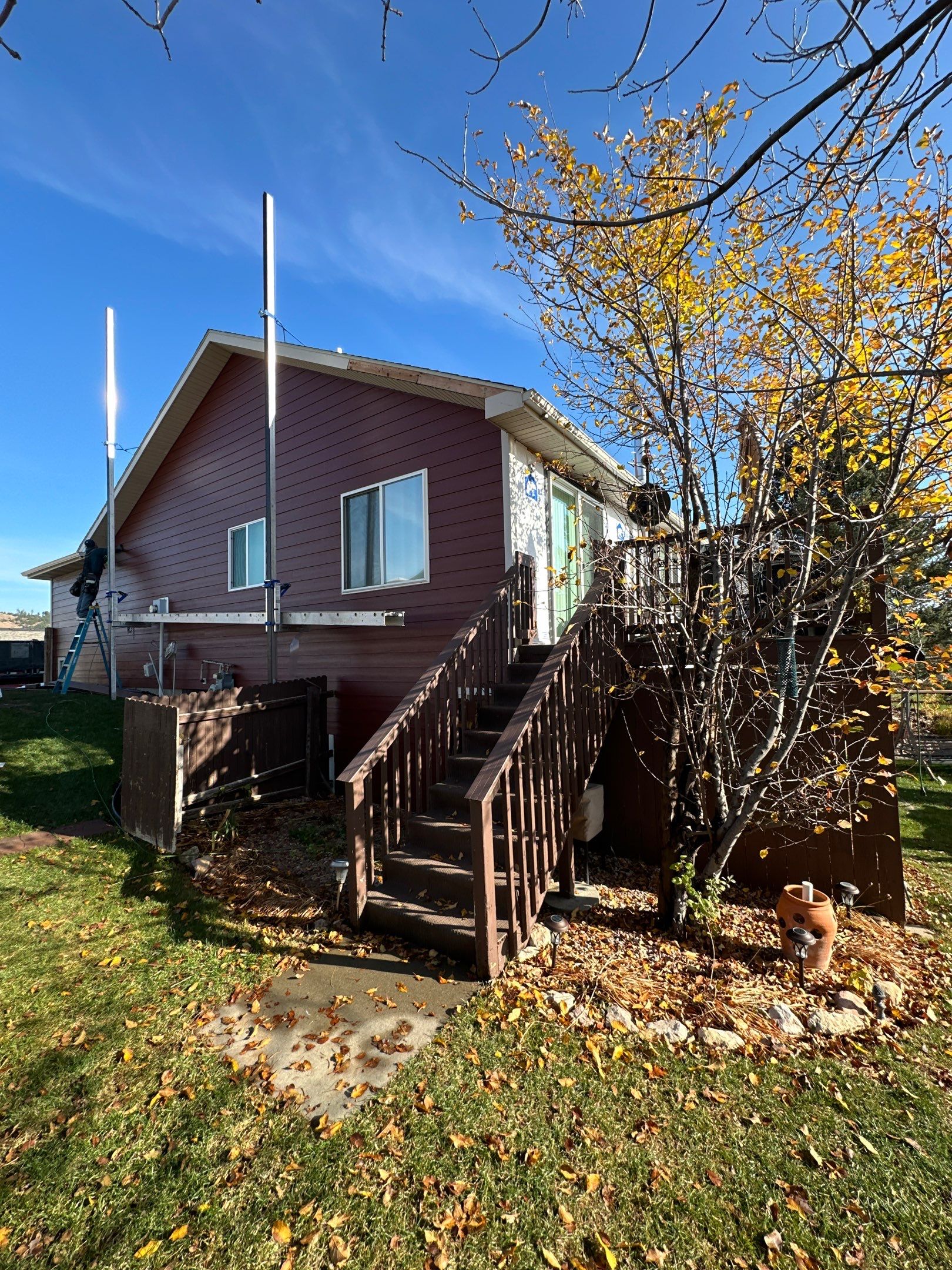 James Hardie Country Lane Red Siding Install by Weather-Tite Exteriors LLC