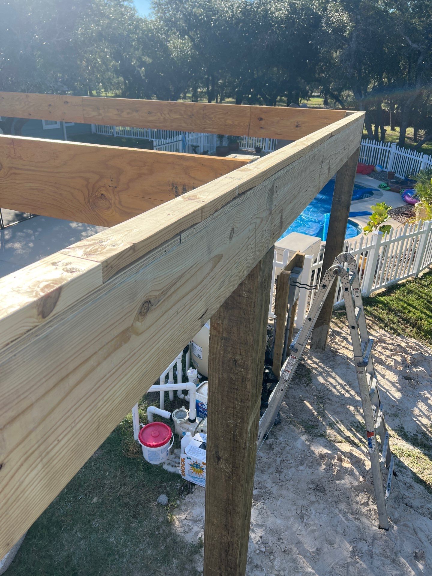 Poolside Pink Top by Bayfront Roofing and Construction