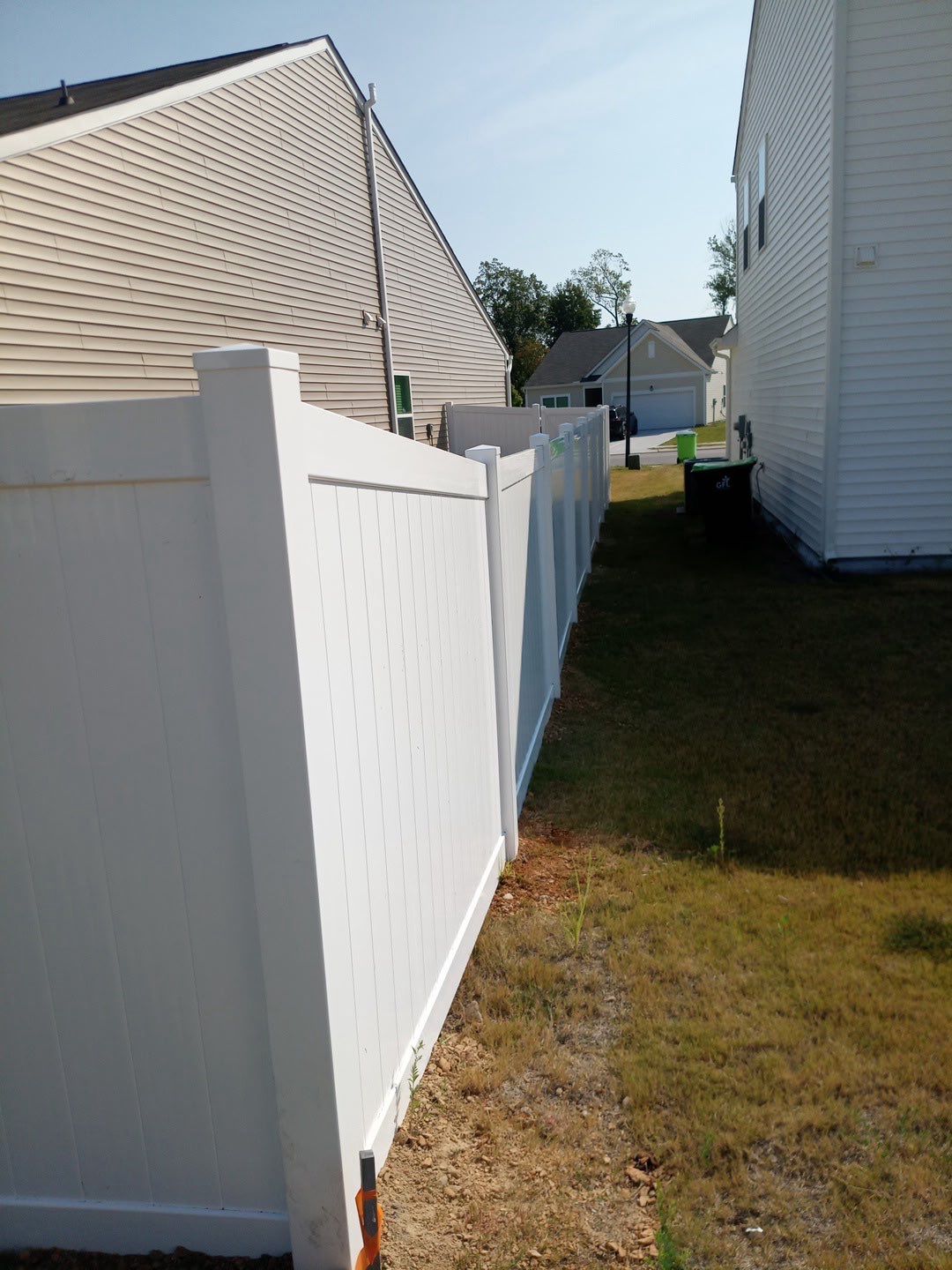 Hamilton Vinyl Privacy Project in Zebulon by Superior Fence and Rail