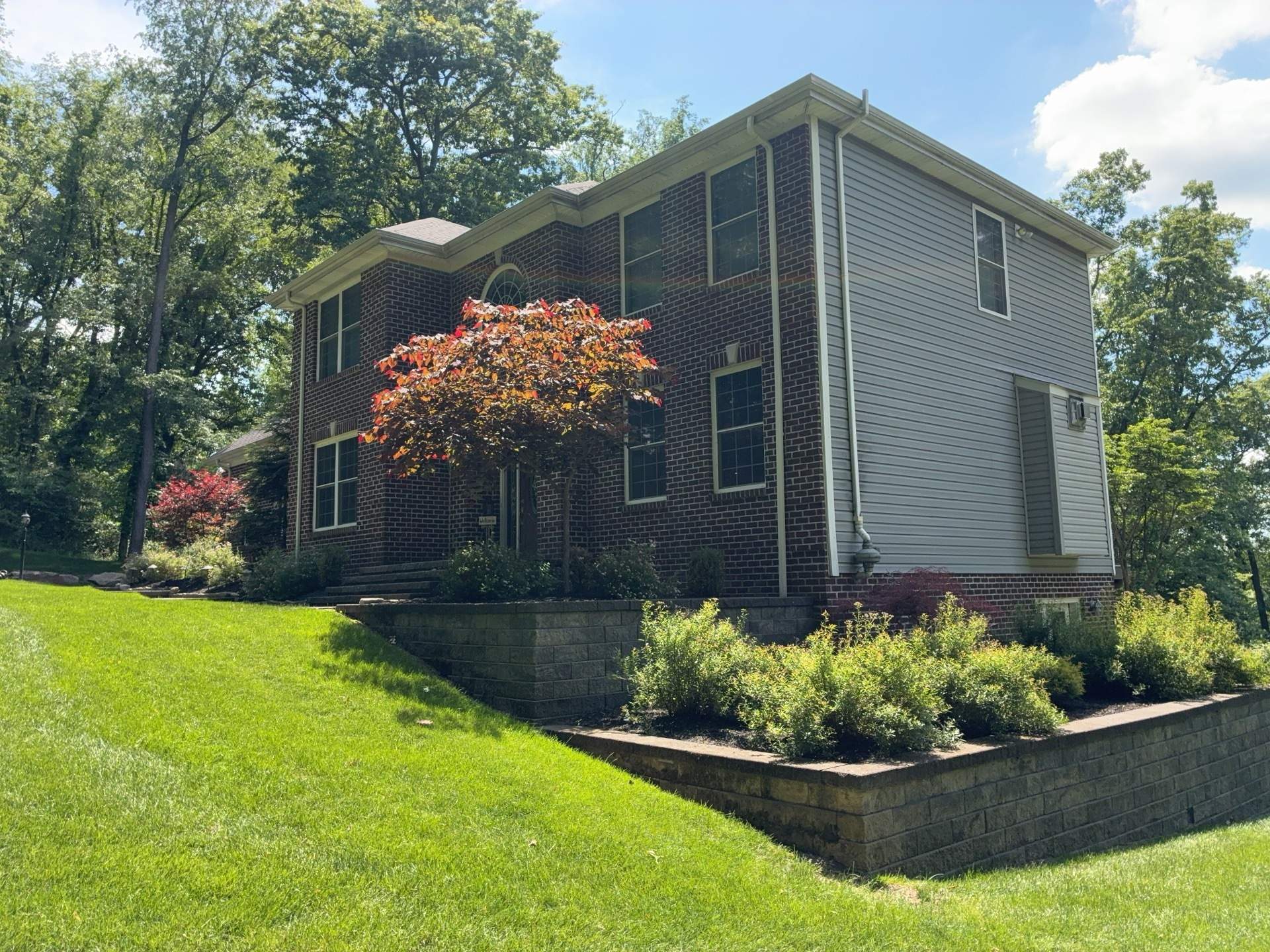 Full House Siding Renovation with English Wedgewood Vinyl in Gibsonia by Ideal Siding Pittsburgh