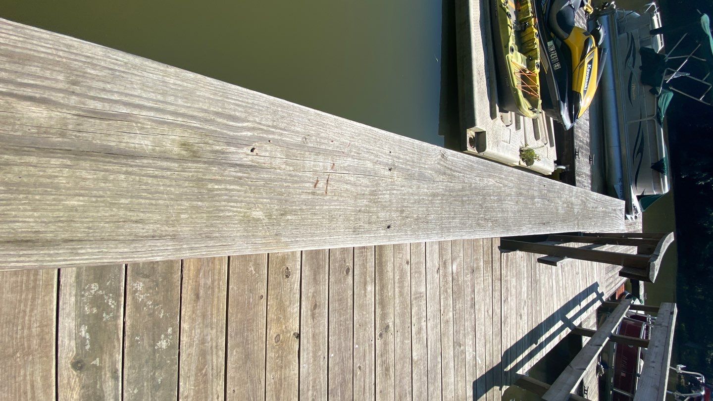 coated dock using Wood Sealant by DuraSeal