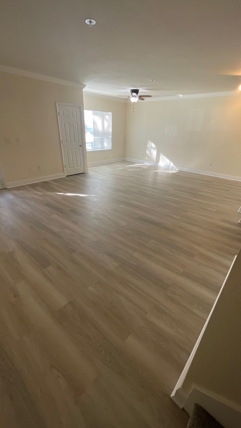 Home Remodel using LVP Flooring and Cabinets by HandyMangum
