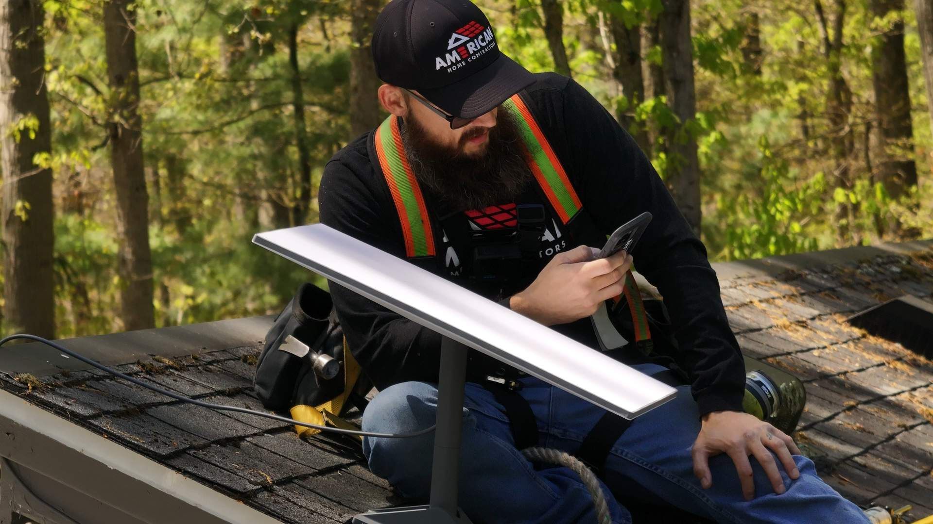 Starlink Satellite Internet Installation for Residential Cabin in WVA by American Home Contractors