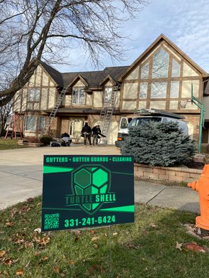 Turtle Shell gutter protection installation in Naperville, IL 60565, photograph 34