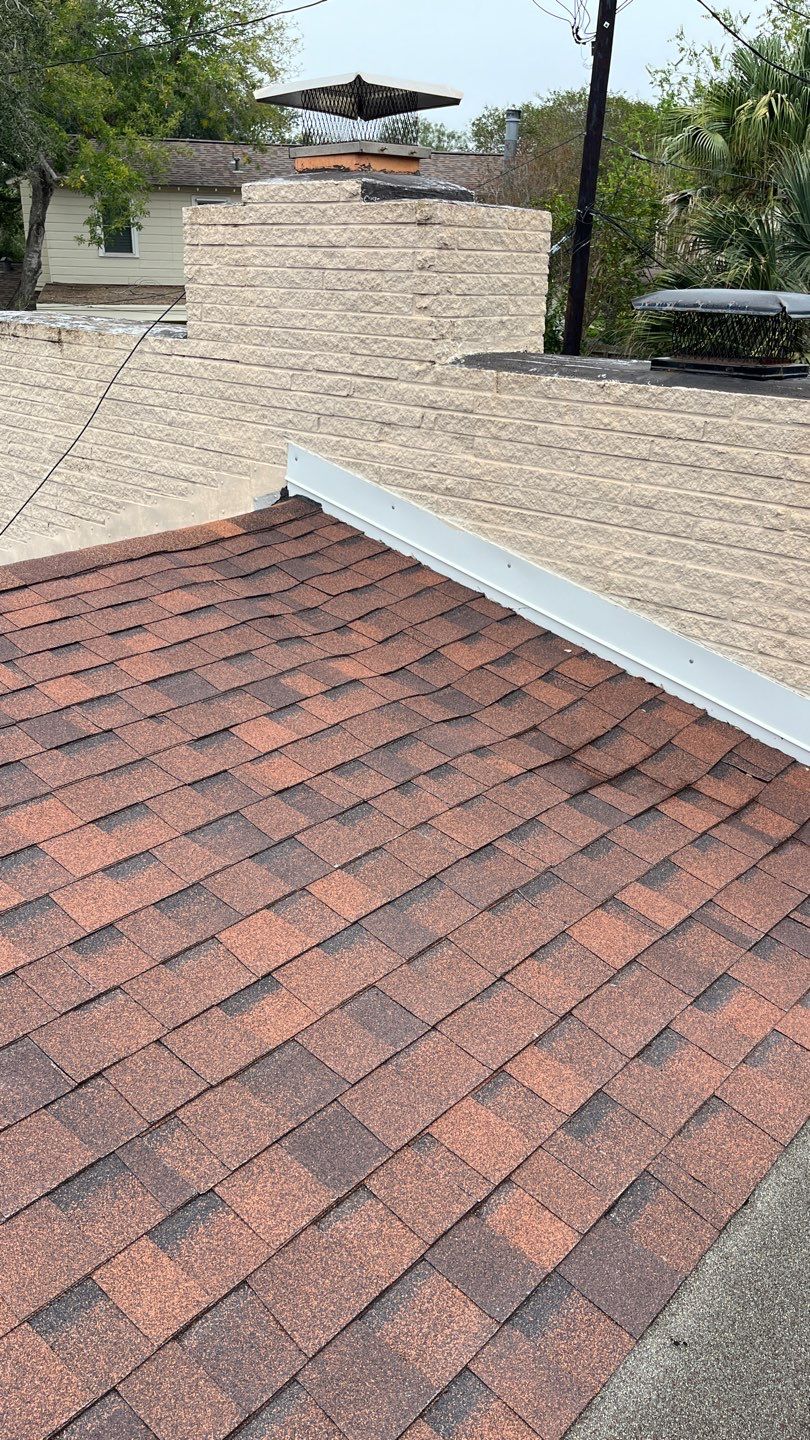 Residential Roofing Installation using Certainteed Landmark Moire Black by Galvan Roofing and Construction