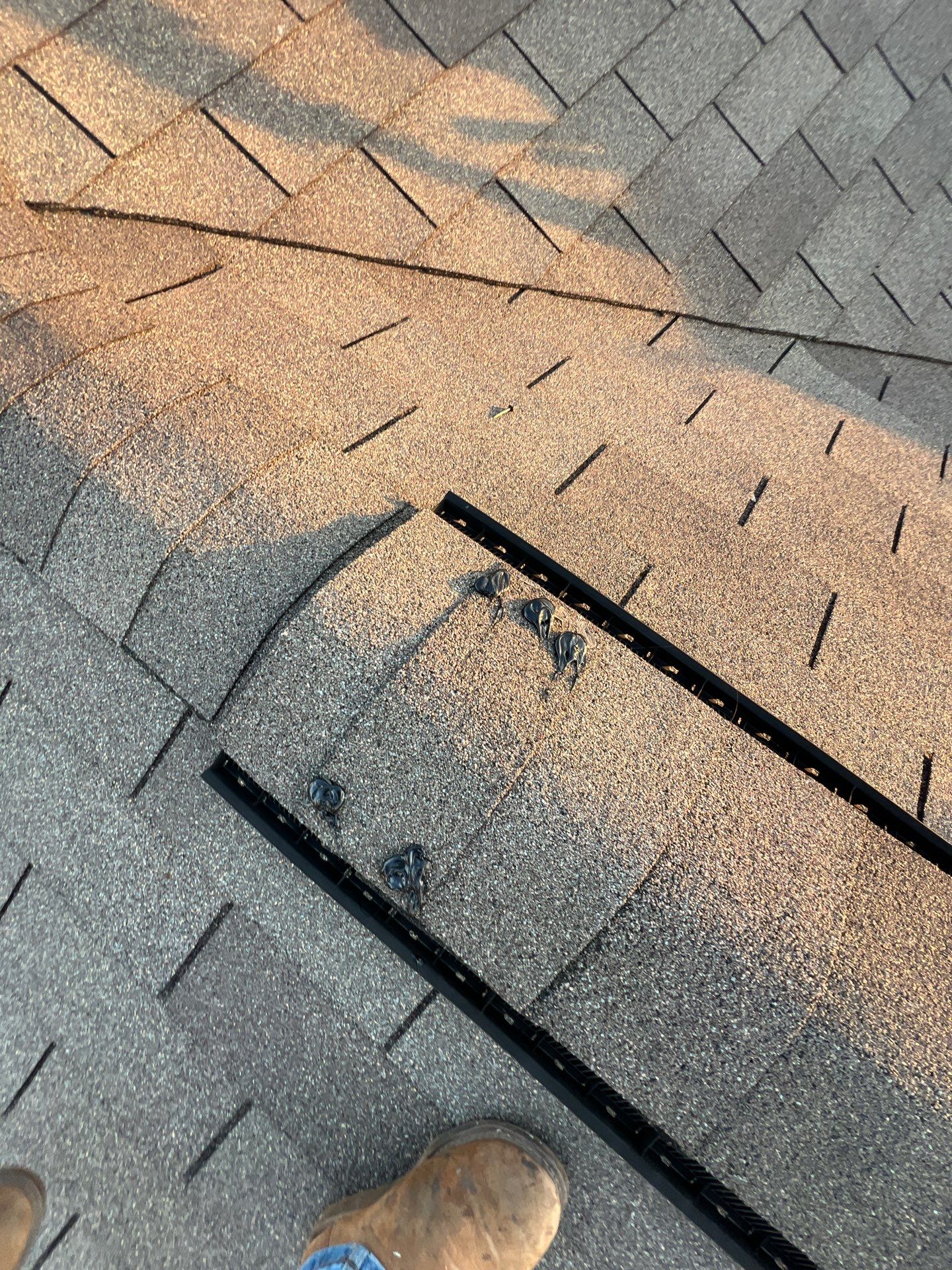 Hail Damage using Owen's Corning Duration (Lifetime) Shingles by Roof Repair Company