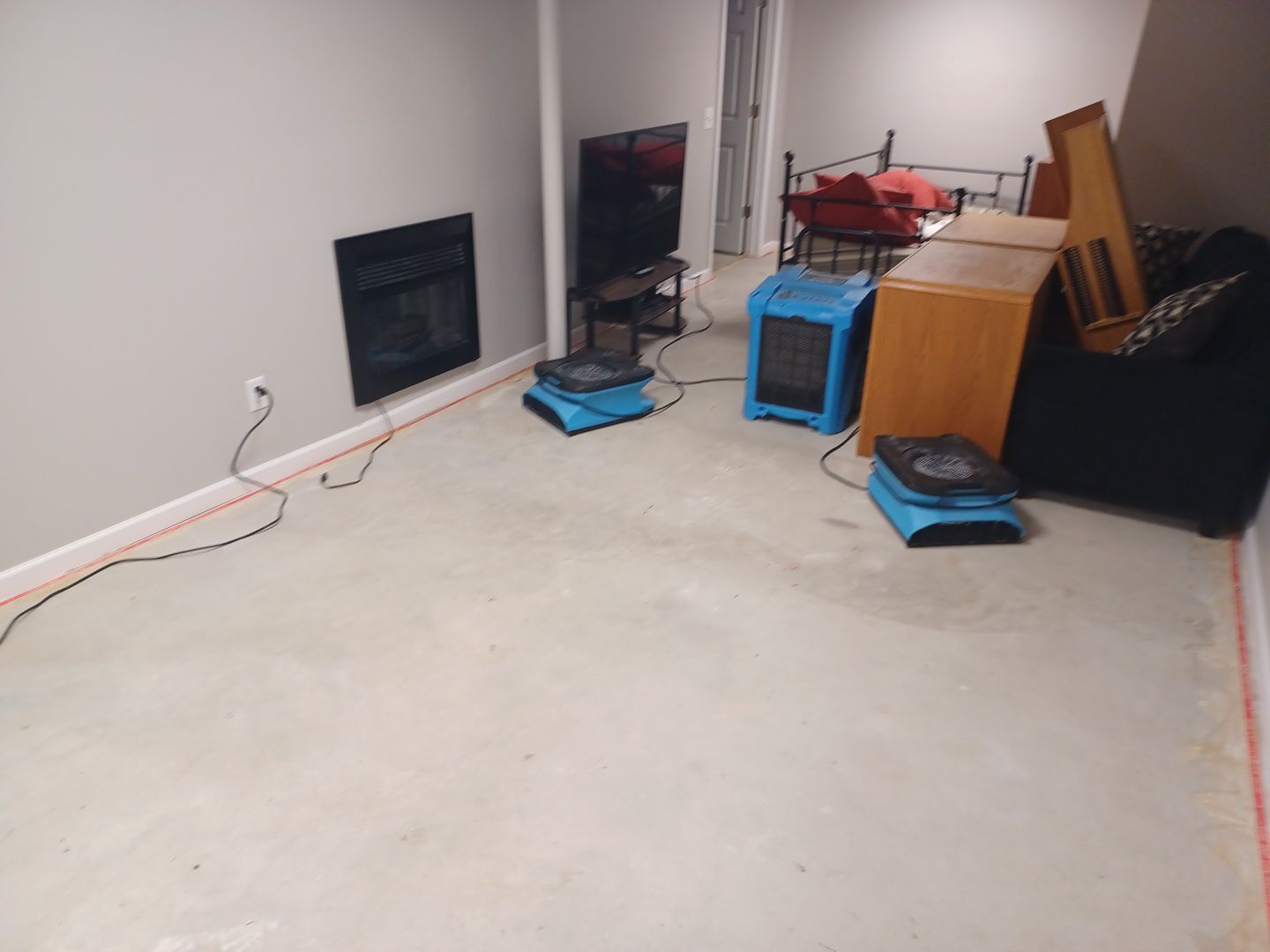 Project in South Lyon by EzDry Water Mitigation & Property Restoration