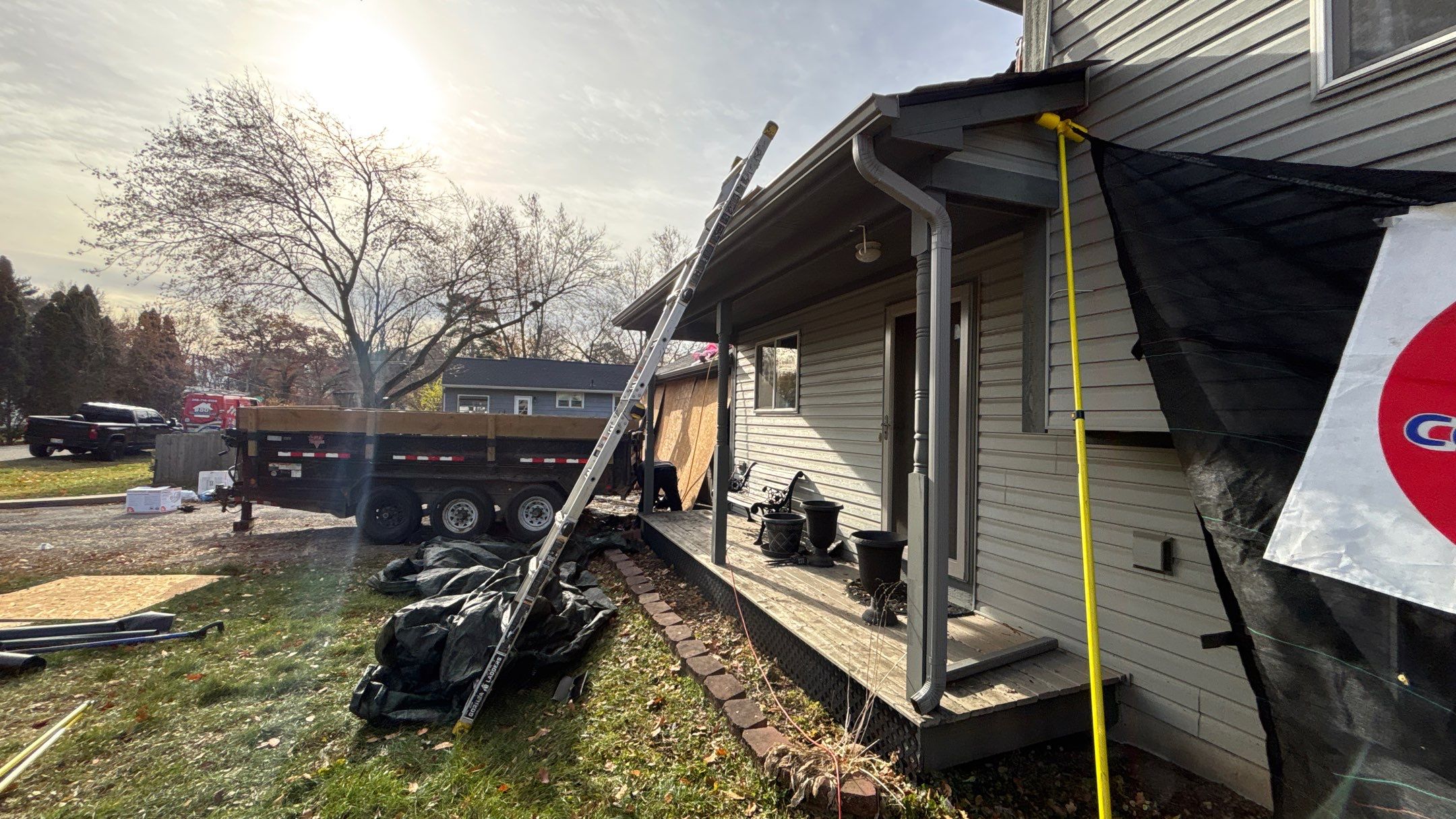 Roof Replacement using Owens Corning Onyx Black by 180 Contractors