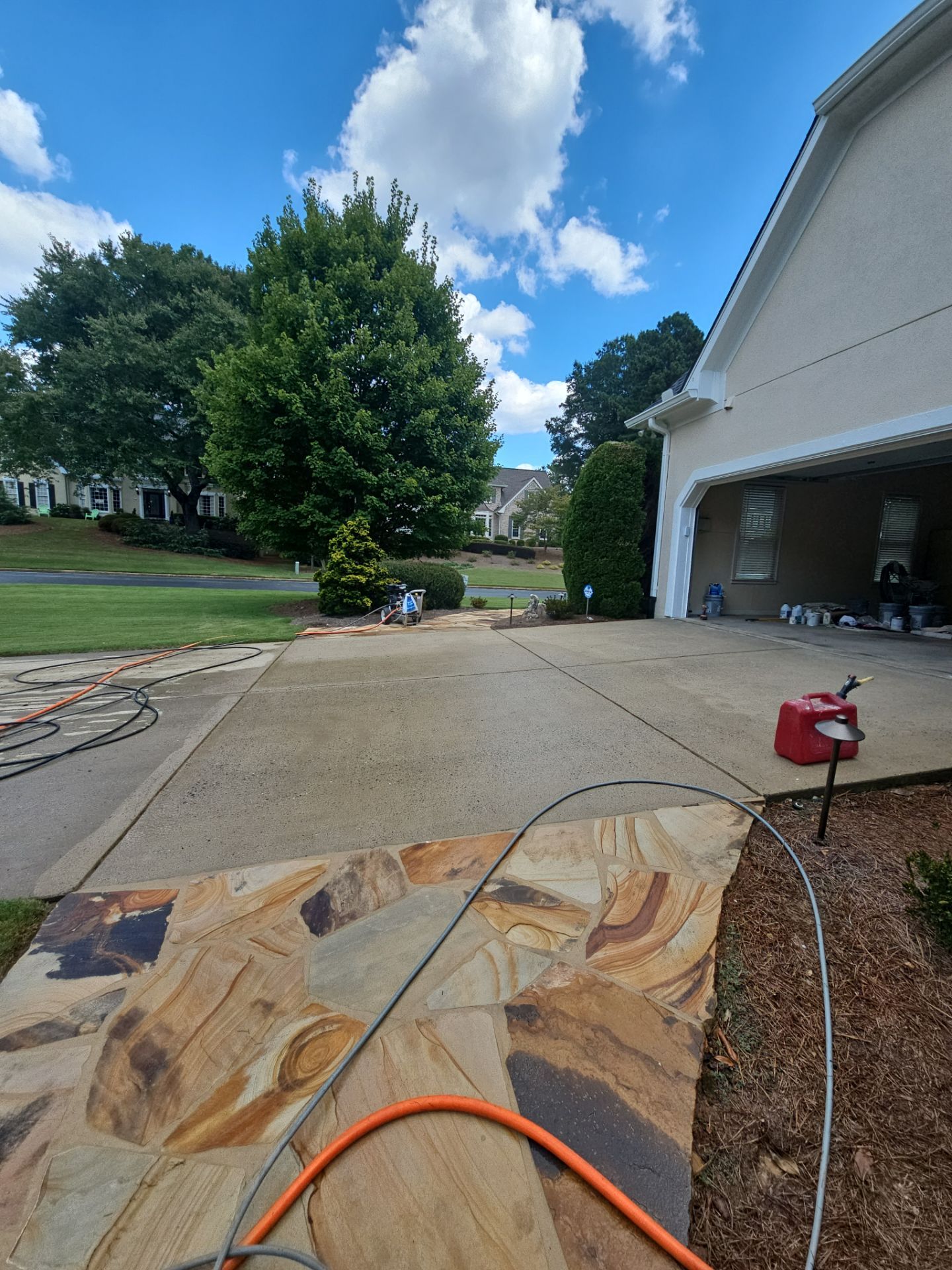 Exterior Transformation in Jonhs Creek by Atlanta's Paint Doctor