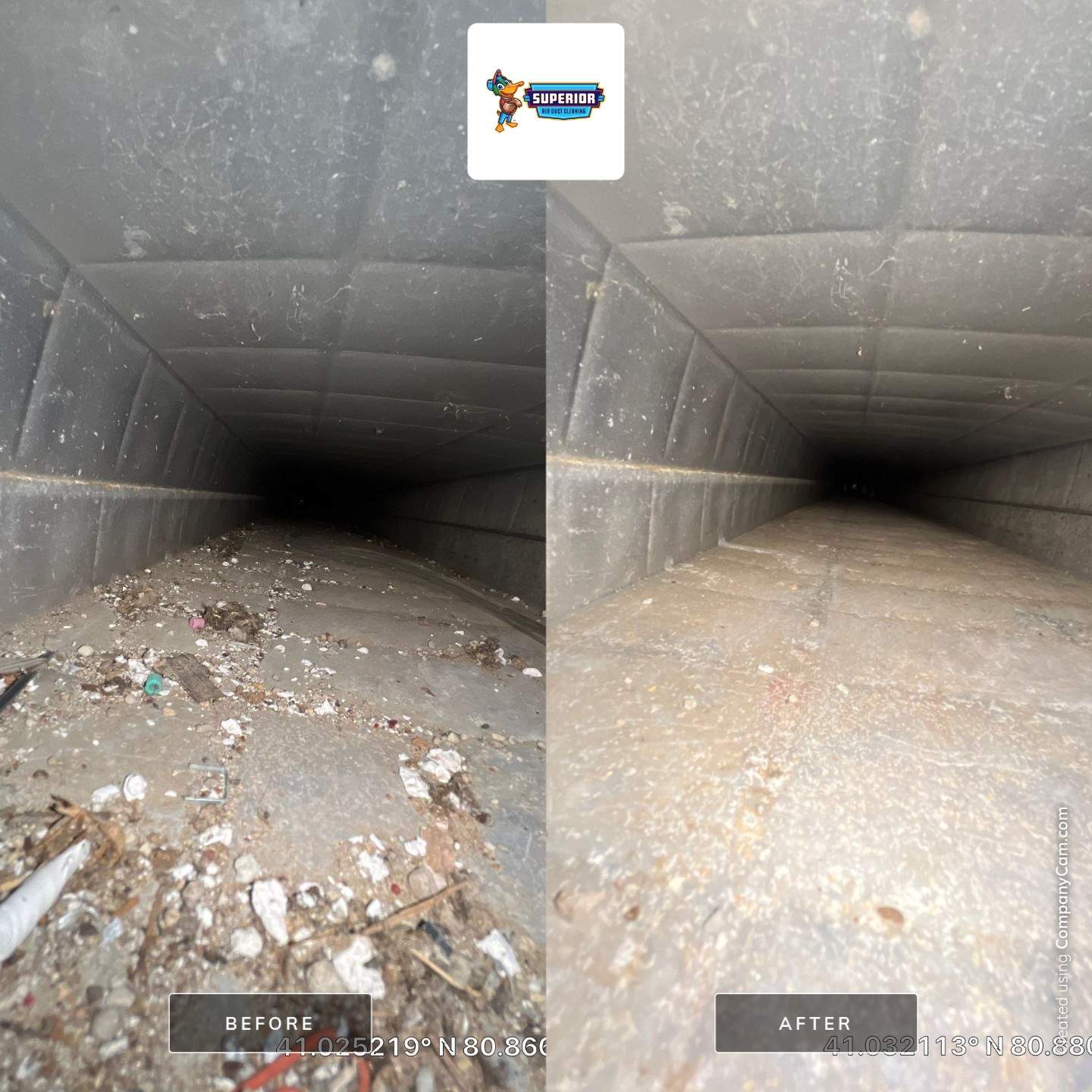 Air Duct Cleaning With a Vacuum Truck in North Jackson, OH by Superior Air Duct Cleaning