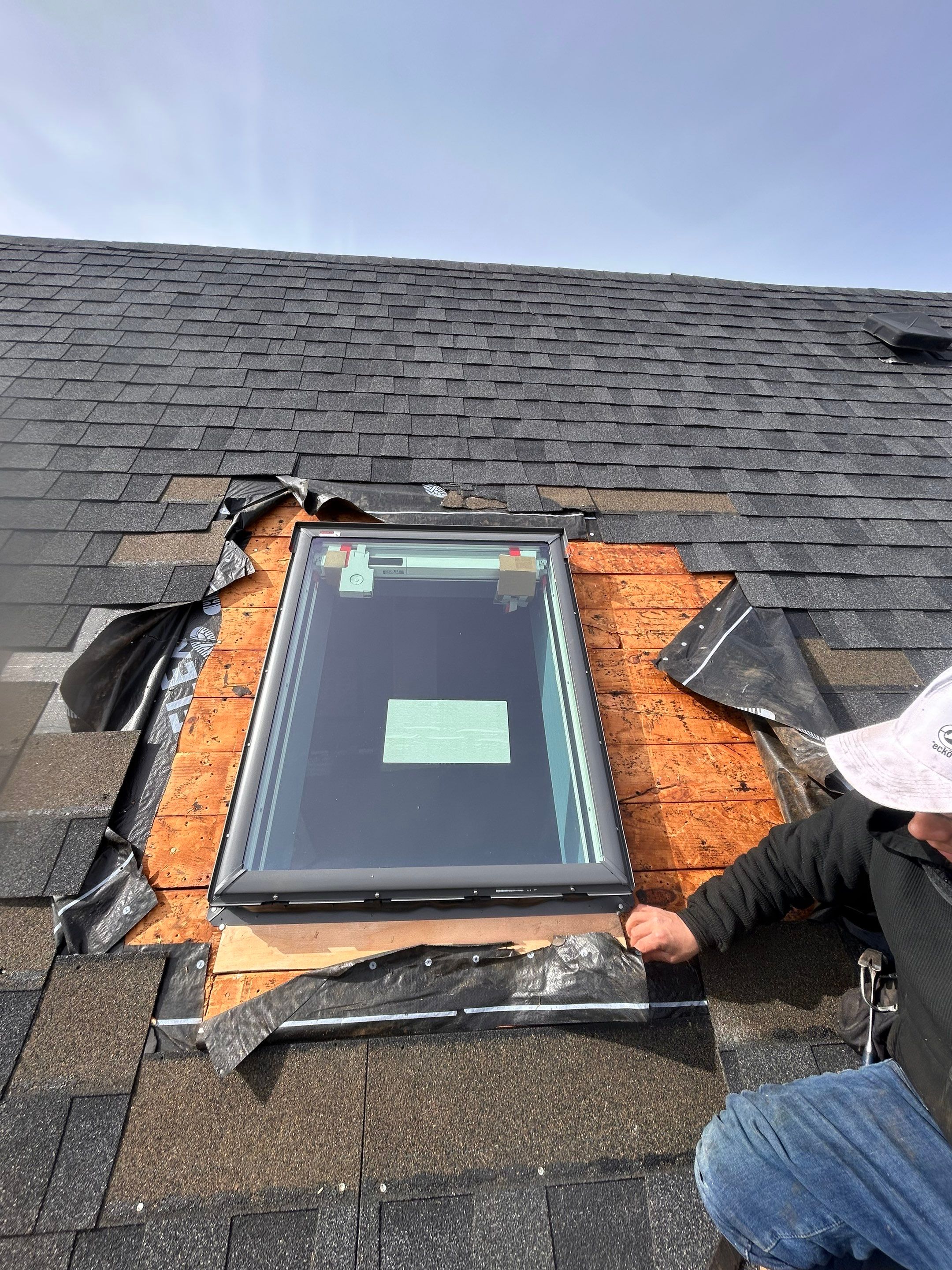 Project: Premium Skylight Replacement + Gutter Upgrades by Mighty Dog Roofing of Greater Middlesex County