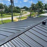 .032 Aluminum 1" Nail-Strip Matte Black by Total Roofing System The Metal Roof Experts