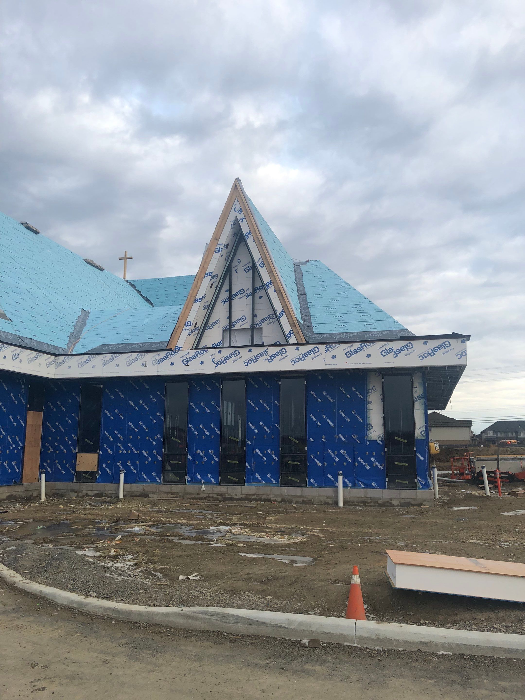 Commercial Roofing Installation using Diamond Tile Metal Shingles , Tpo Flat Roof by Jay Carter Roofing & Sheet Metal