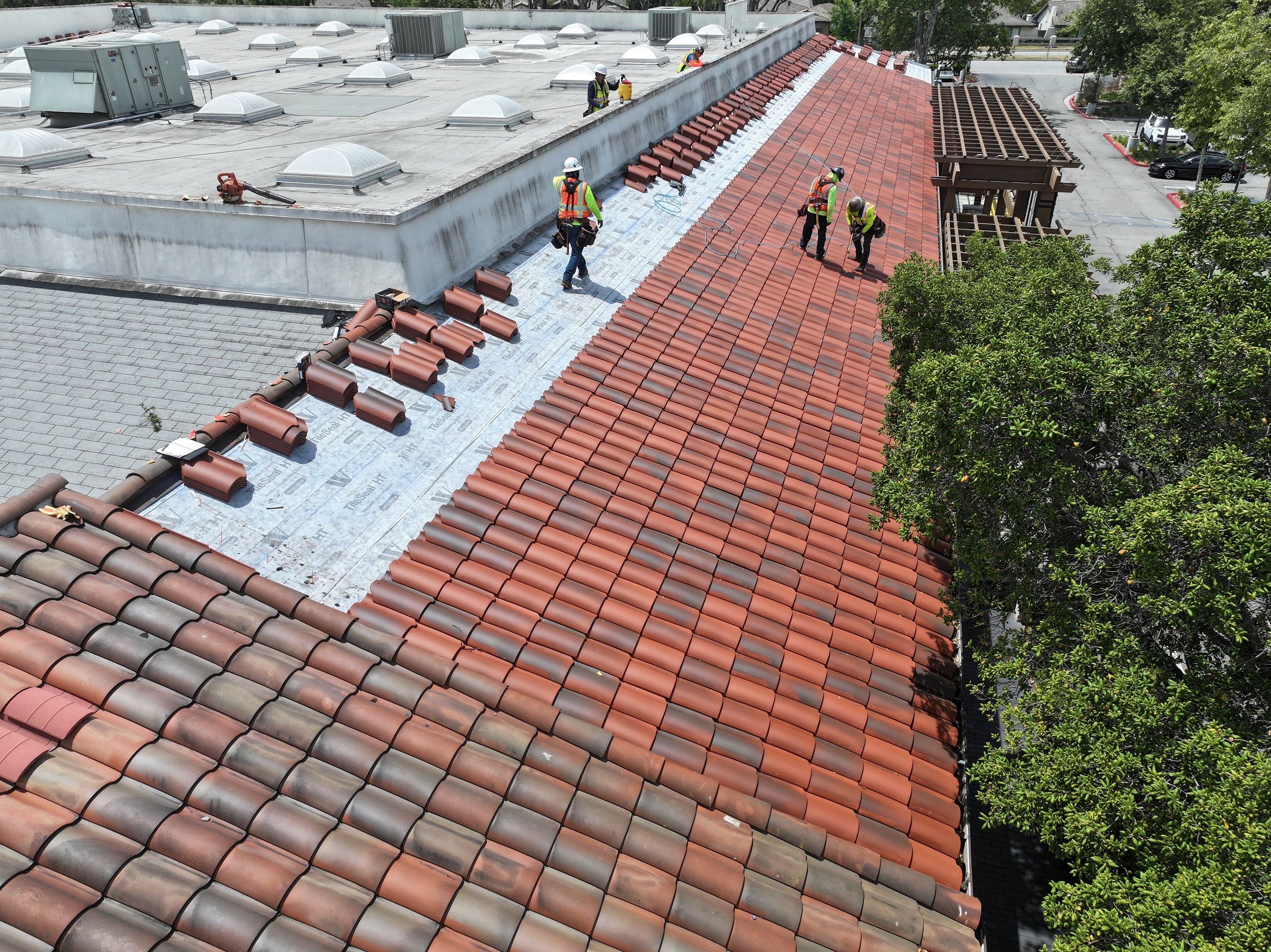 Regency Westlake Shopping Center  by Sanchez Single Ply Roofing