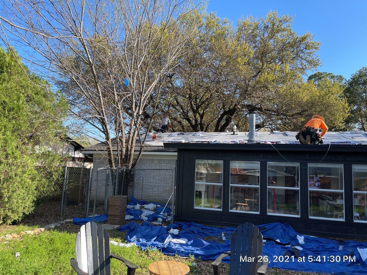 Historical Home needed a full decking and new roof by First United Roofing & Construction