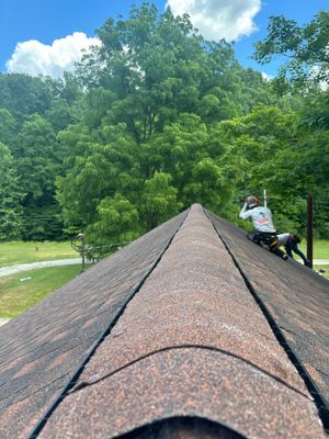 Roof Replacement using GAF TImberline HDZ Hickory