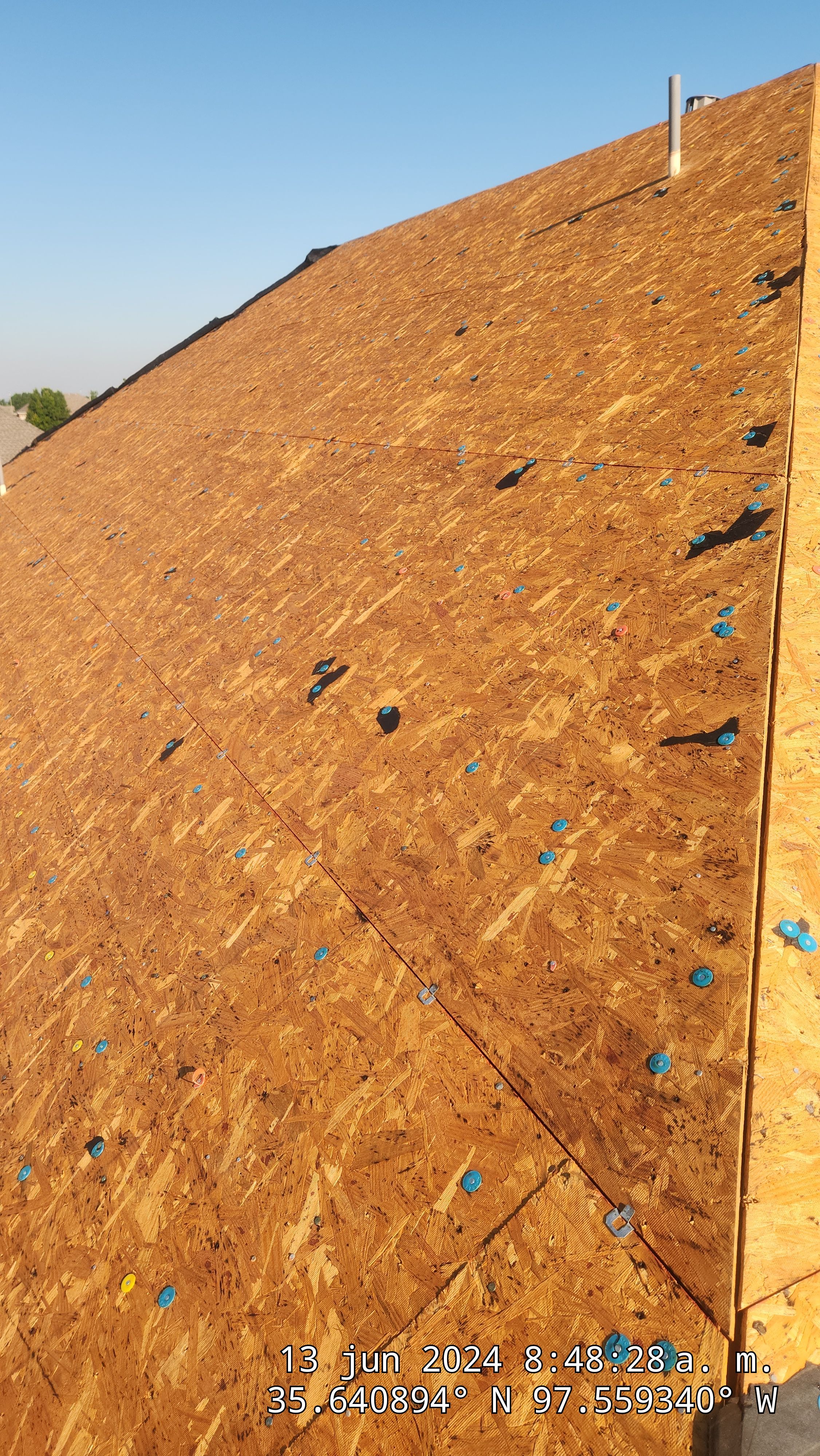 Reroof using GAF HDZ in Charcoal by Castillo Roofing