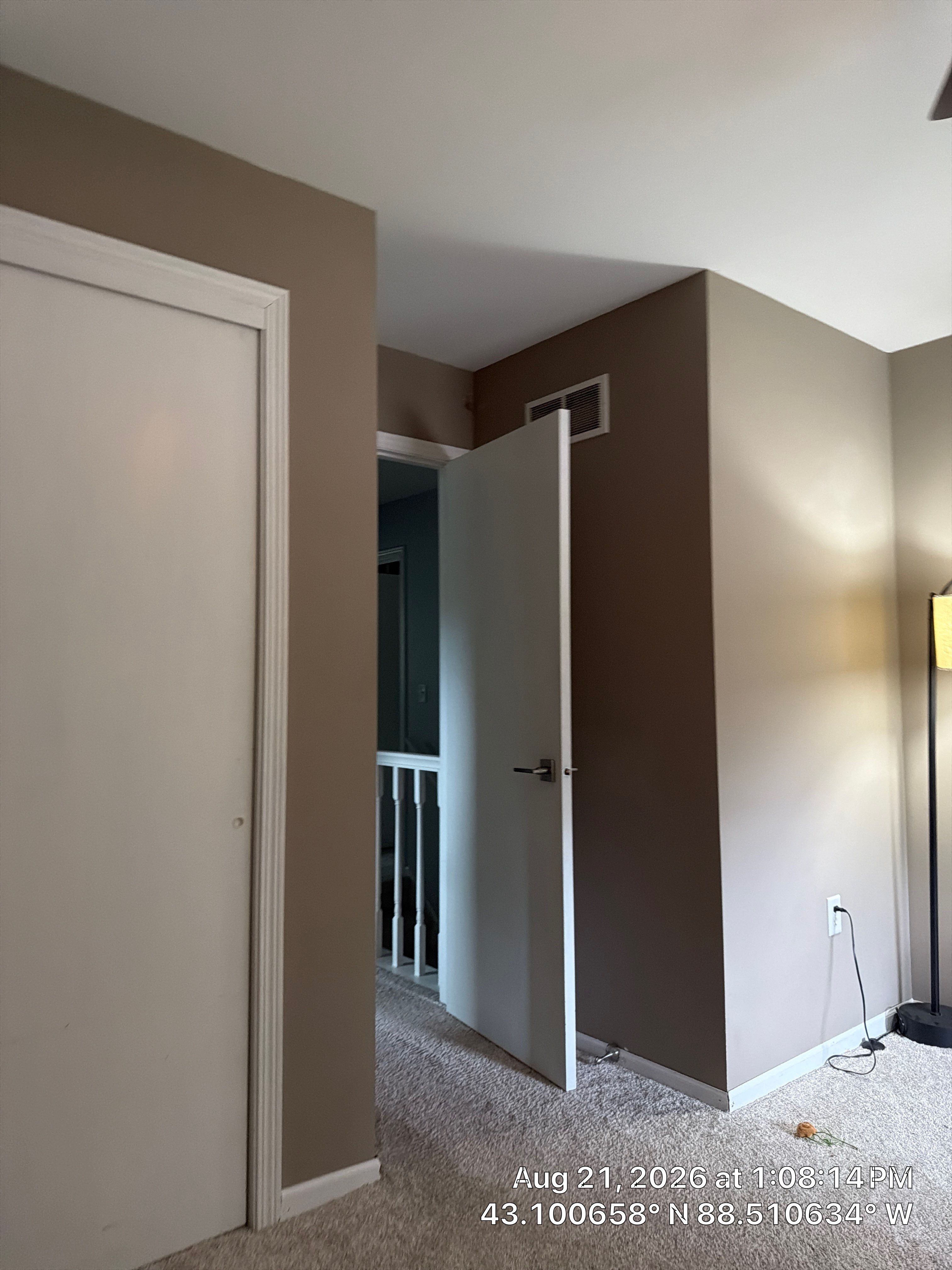 New White Sliding Closet Door Installation in Oconomowoc by CompanyCam Sales Demo