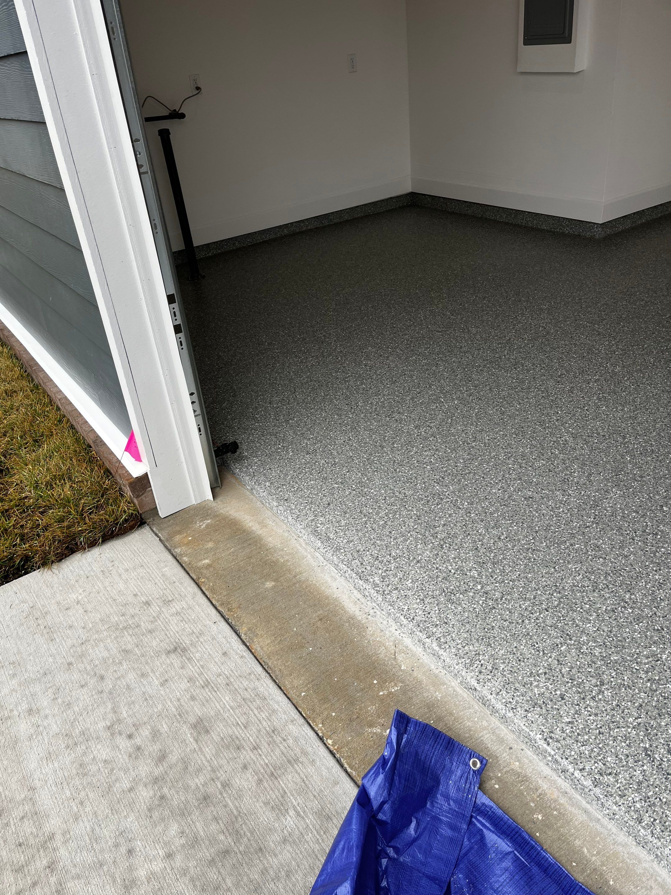 Garage Floor Coating using Thyme by My Garage Floor Guys