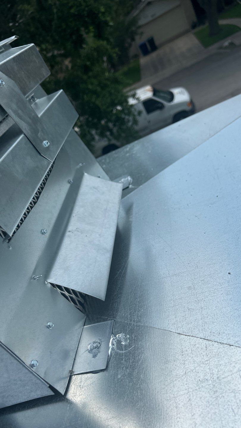 Chimney Cap & Chase Replacement using Galvanized Chimney Cap & Chase by Lighthouse Roofing