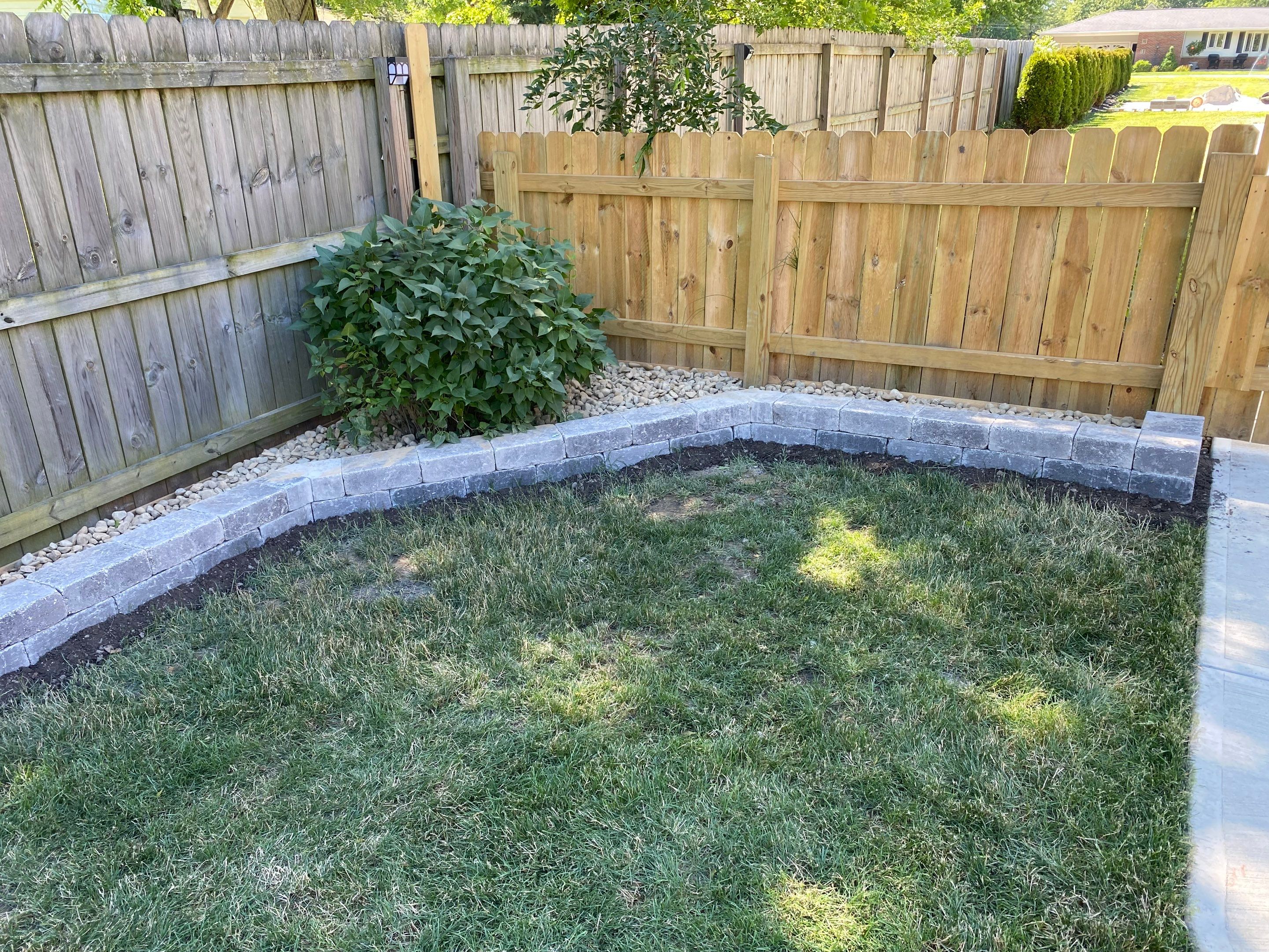 Hardscape River Wall Projects by Elm Rose Gardens