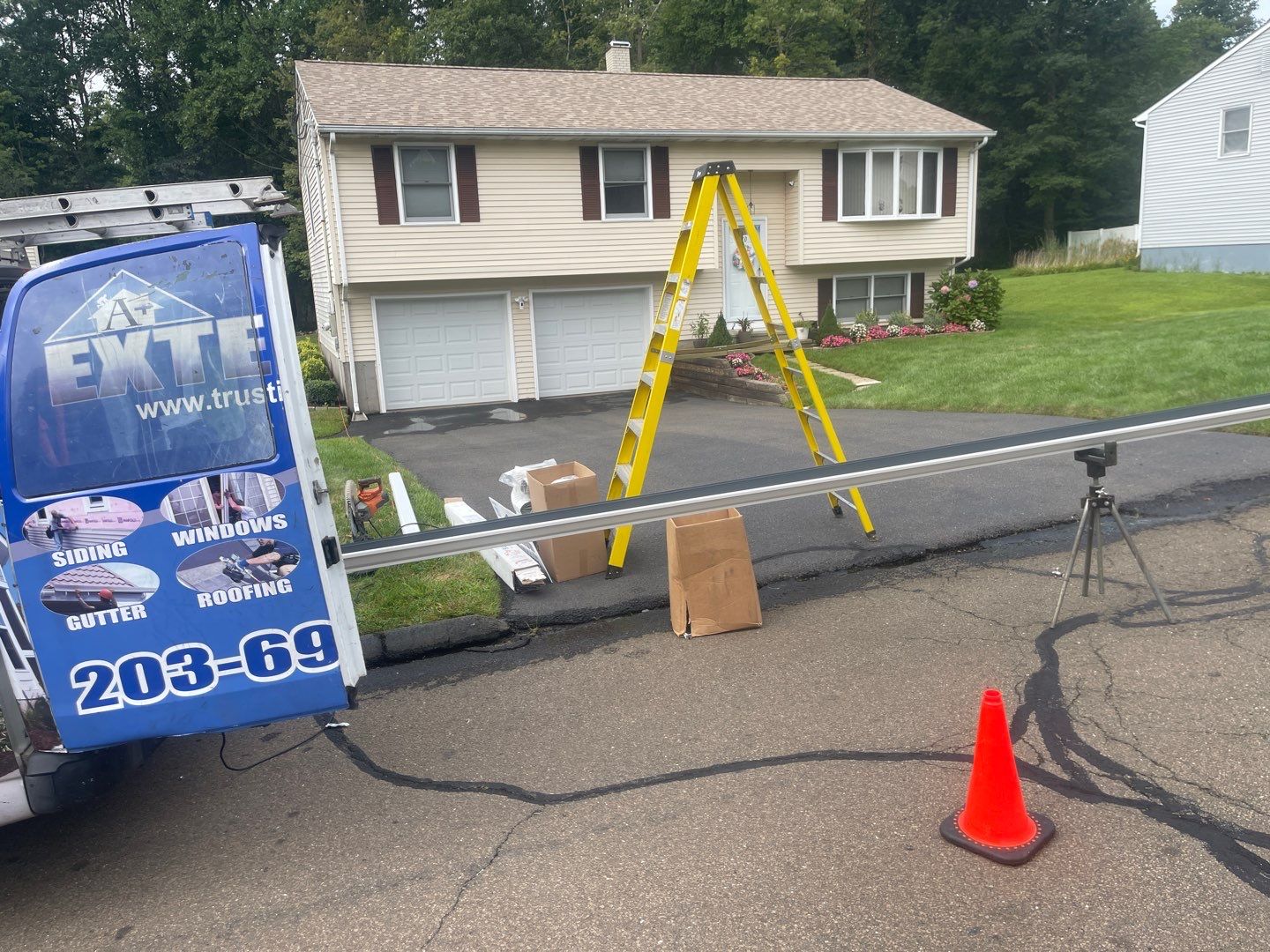 Residential Roofing Installation using Owens Corning TruDefinition Duration - Sand Castle by A Plus Exterior