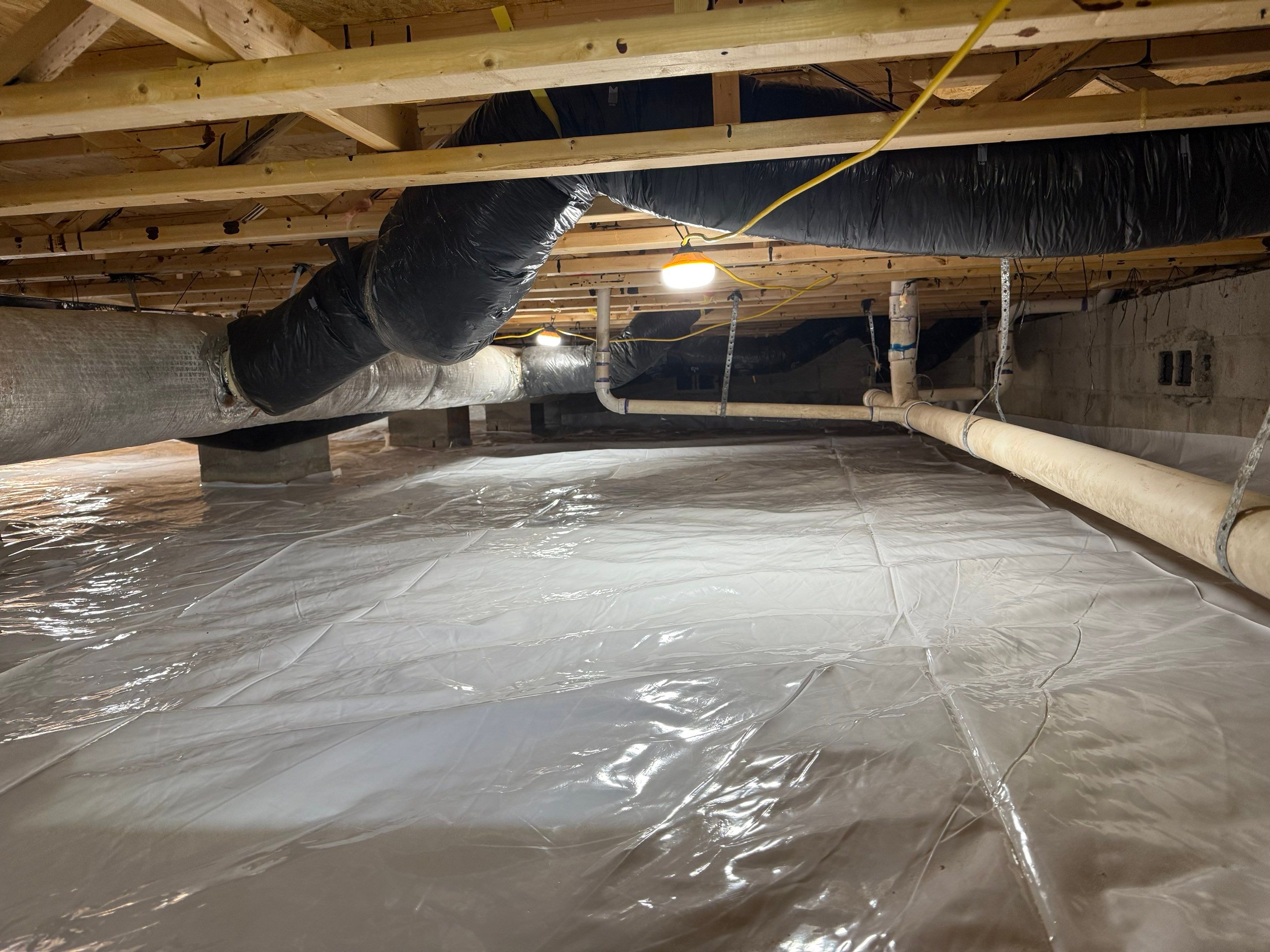 Project in Elizabeth City by Patriot Crawl Space Repairs