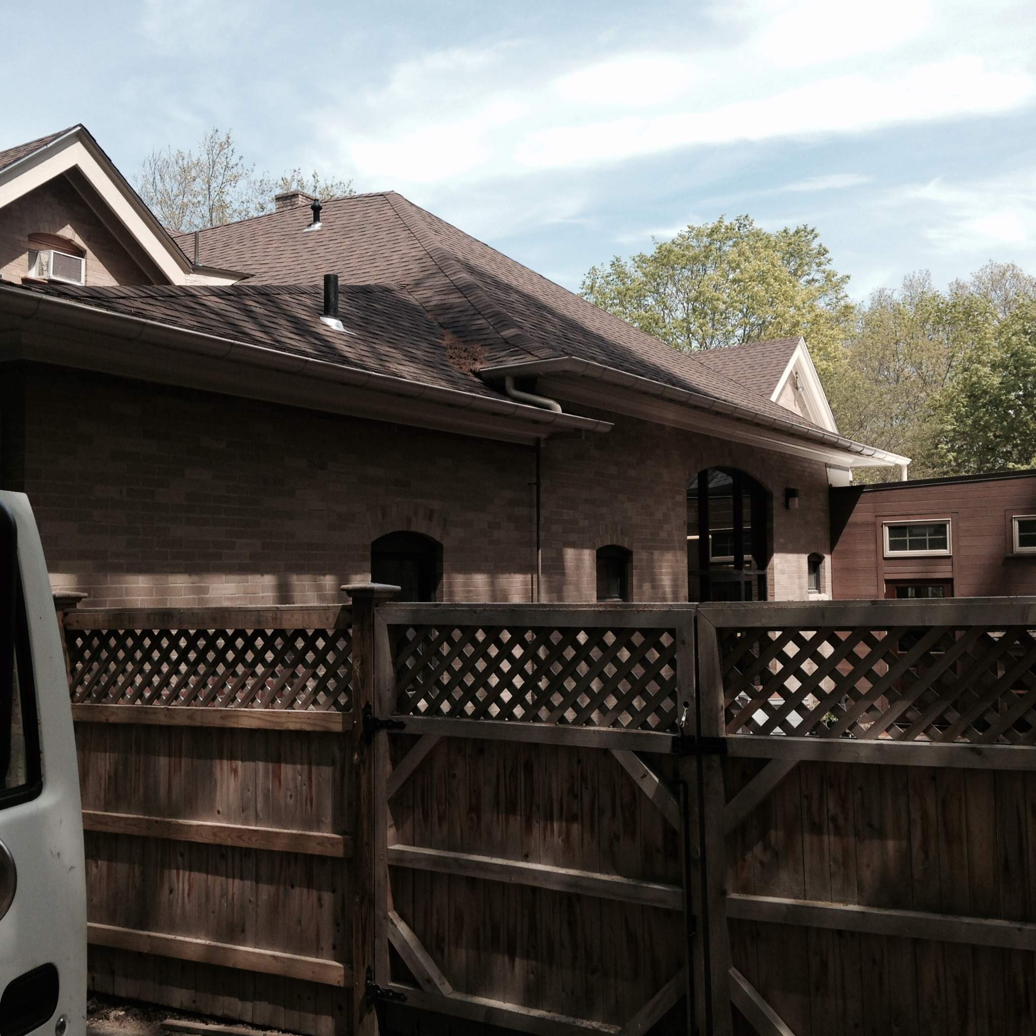 Seamless Half Round Gutters at Plymouth Plantation by Gutter Pro by Gutter Pro Enterprises